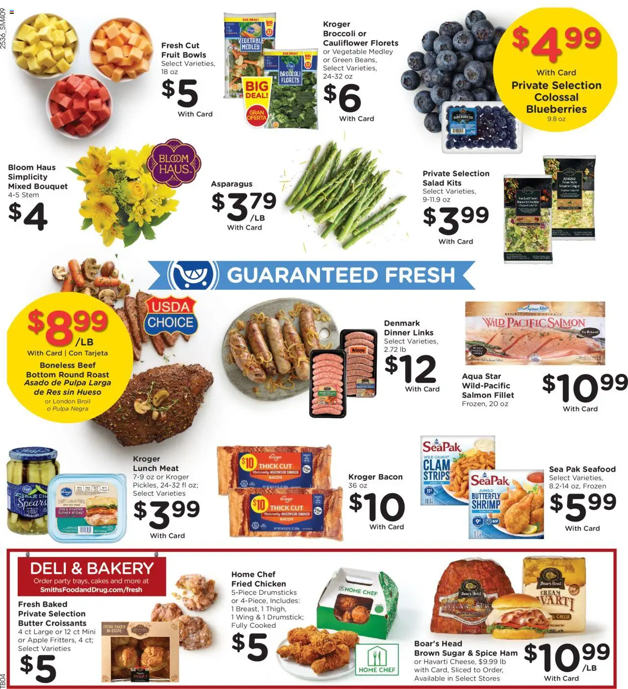 Smith's Weekly Ad - valid from 08.10.2025 | Page: 18 | Products: Bakery, Broccoli, Ham, Salad