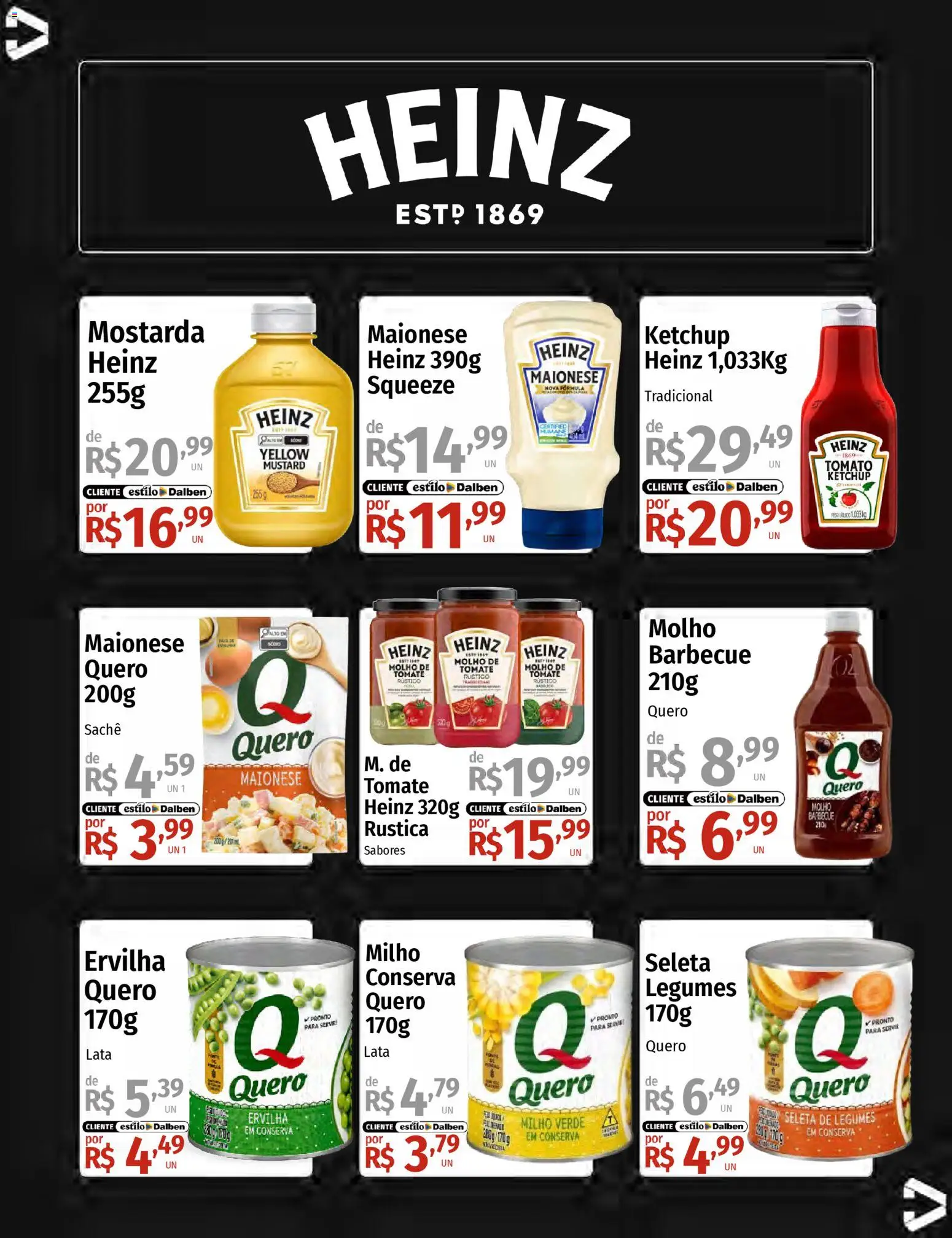 Supermercado Dalben Folheto - válido de 13.11.2025 | Página: 11 | Produtos: Ervilha, Milho verde, Molho de tomate, Maionese