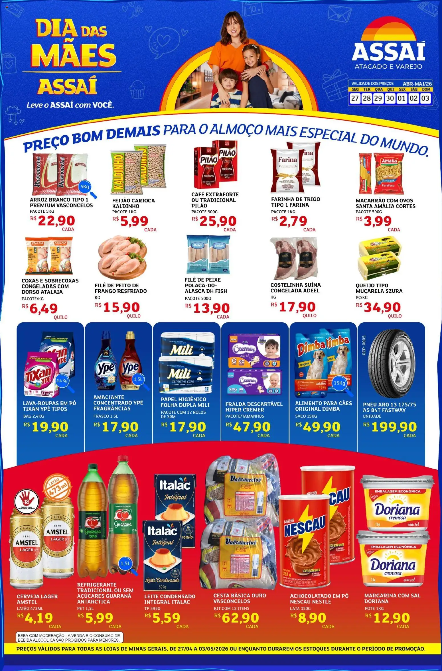 Assaí Atacadista Folheto - válido de 27.04.2026 | Página: 1