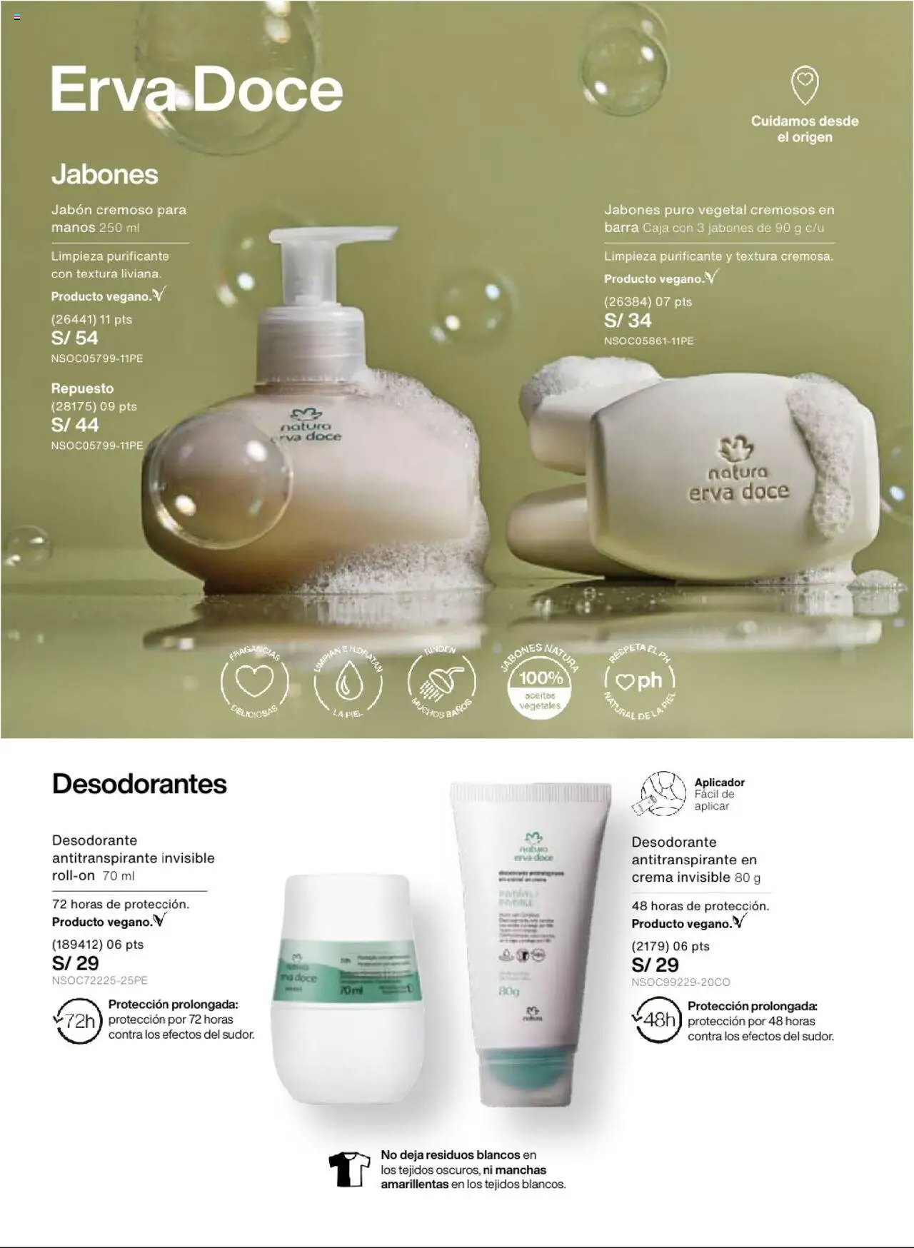 Catálogo Natura válido desde 12.10.2025 | Página: 149 | Productos: Desodorante, Antitranspirante, Caja, Crema
