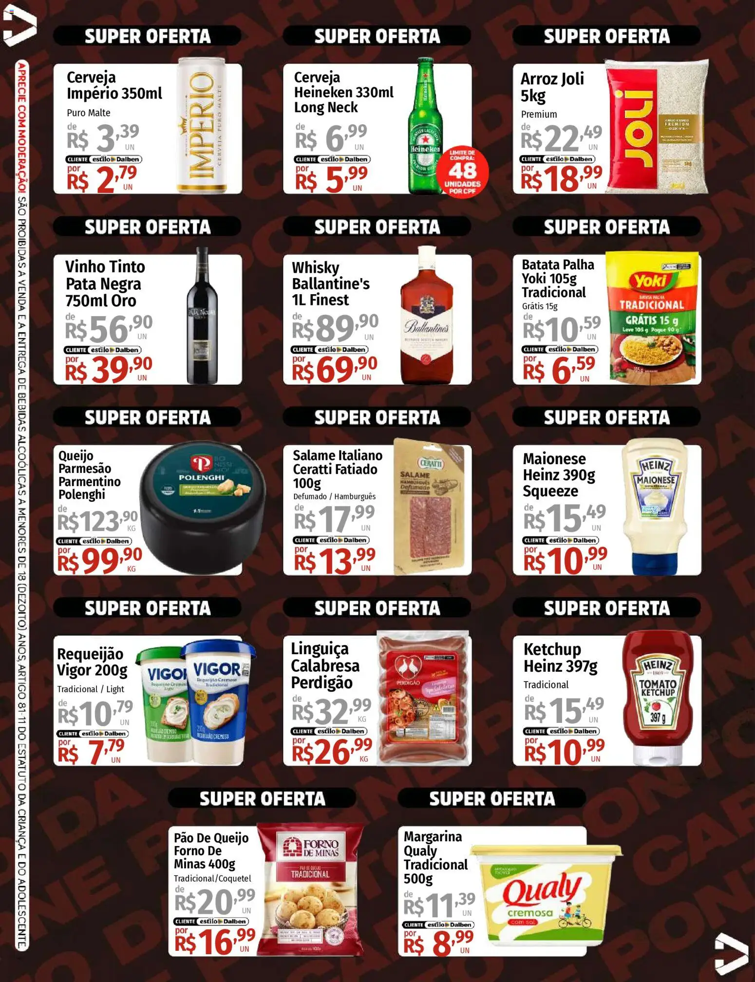Supermercado Dalben Folheto - válido de 28.01.2026 | Página: 2 | Produtos: Forno, Arroz, Heineken, Batata