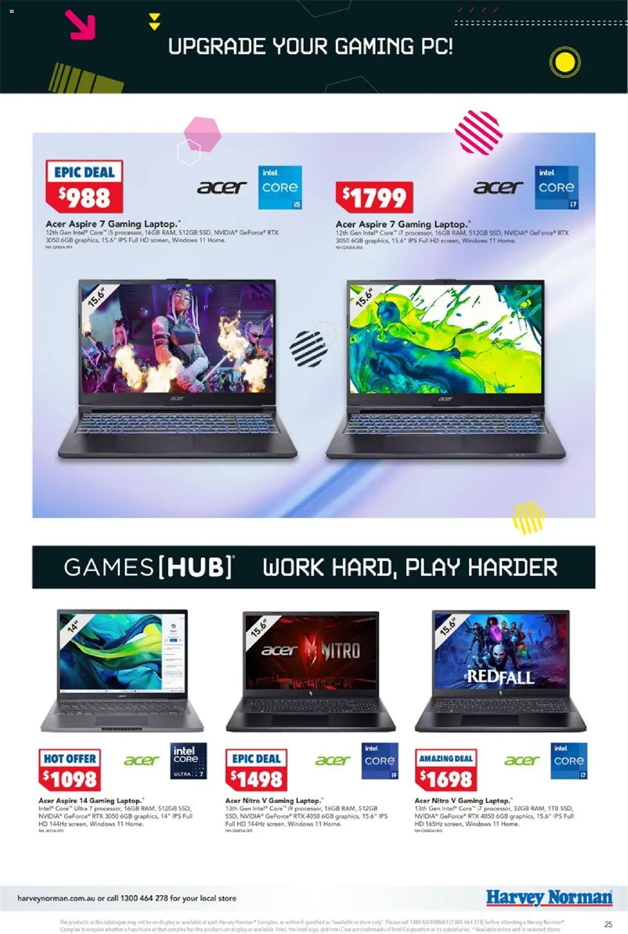 Harvey Norman catalogue - valid from 08.08.2025 | Page: 25 | Products: Pc