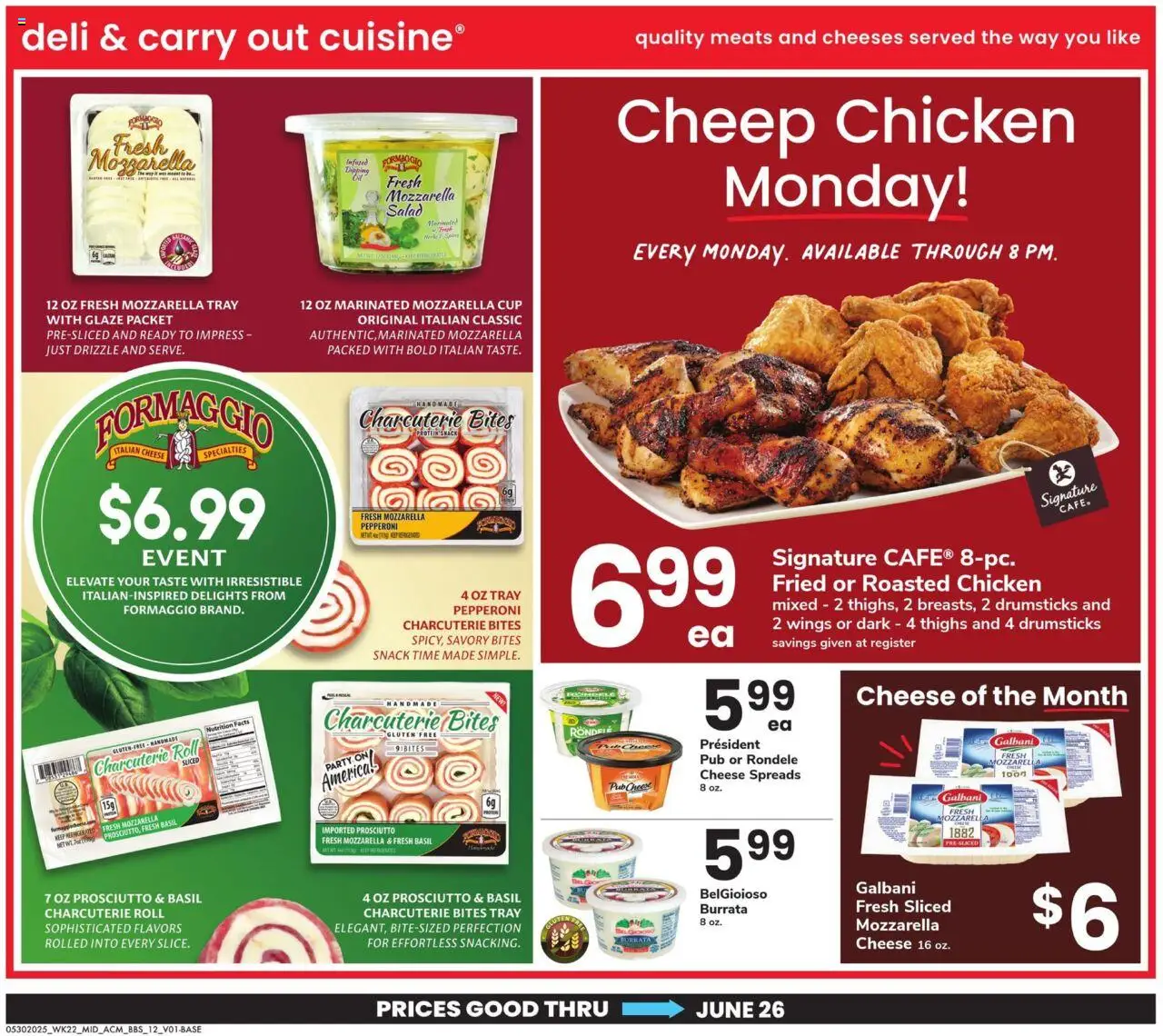 Acme Big Book of Savings - valid from 30.05.2025 | Page: 12 | Products: Cheese, Salad
