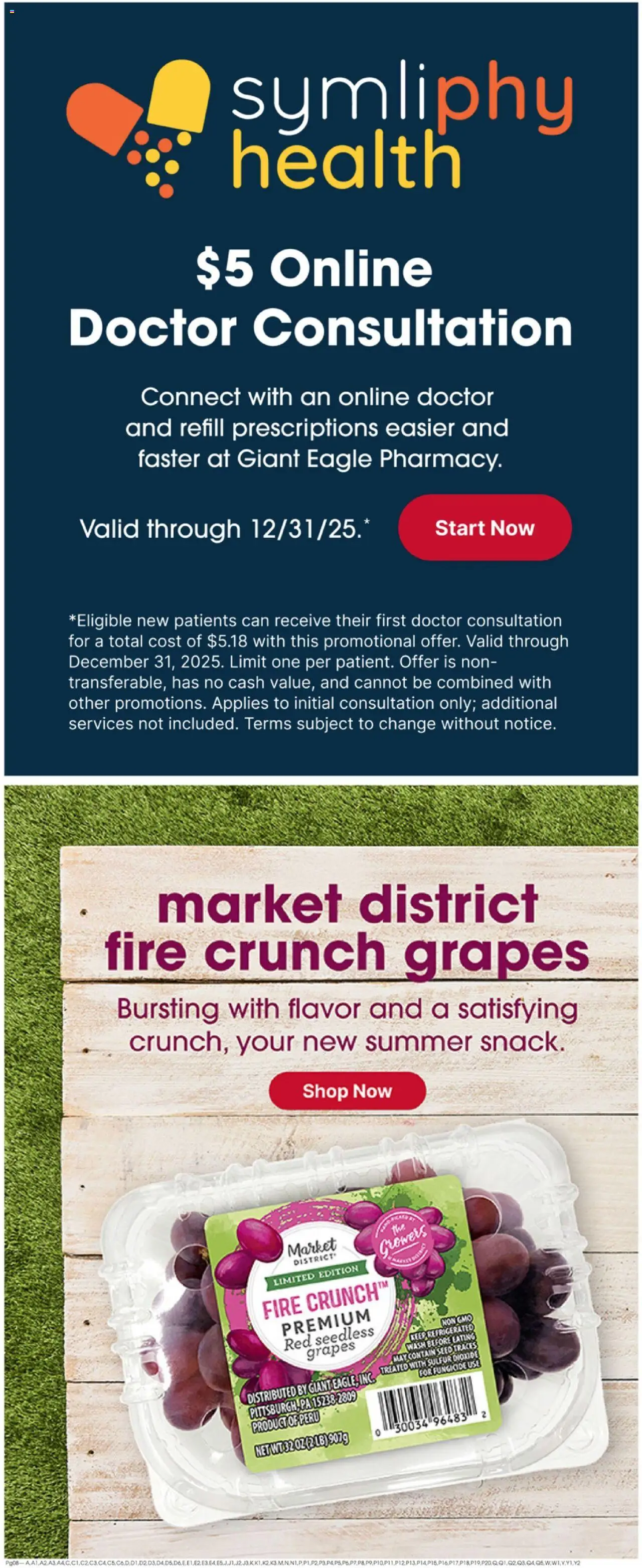 Giant Eagle Weekly Ad - valid from 28.08.2025 | Page: 10 | Products: Grapes