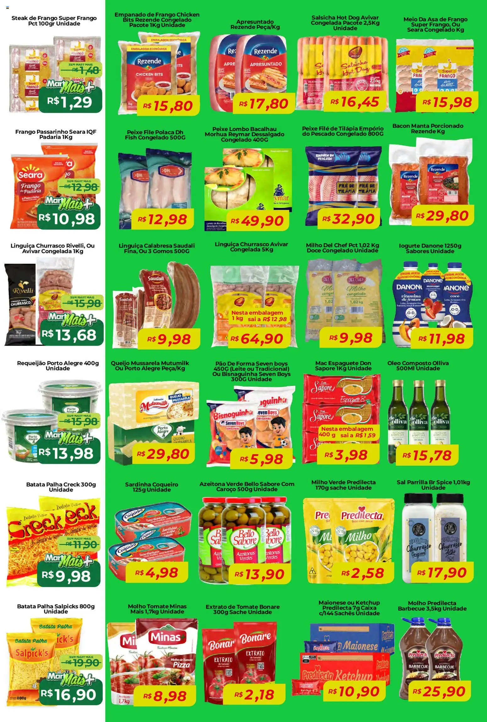 Mart Minas Folheto - válido de 30.10.2025 | Página: 2 | Produtos: Coco, Espaguete, Milho verde, Mussarela