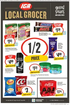 Preview of IGA Local Grocer NT - valid from 20.08.2025