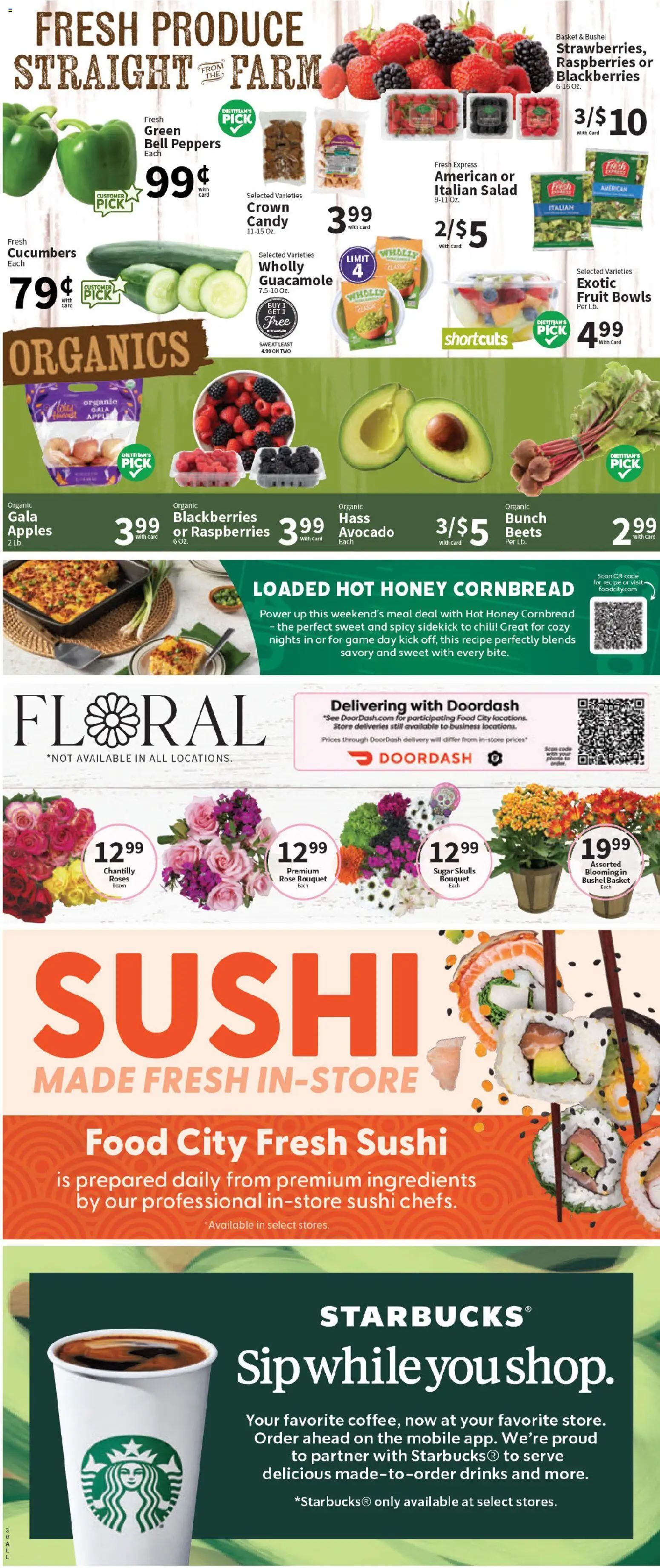 Food City Weekly Ad - valid from 31.10.2025 | Page: 5 | Products: Basket, Apples, Cucumbers, Sugar
