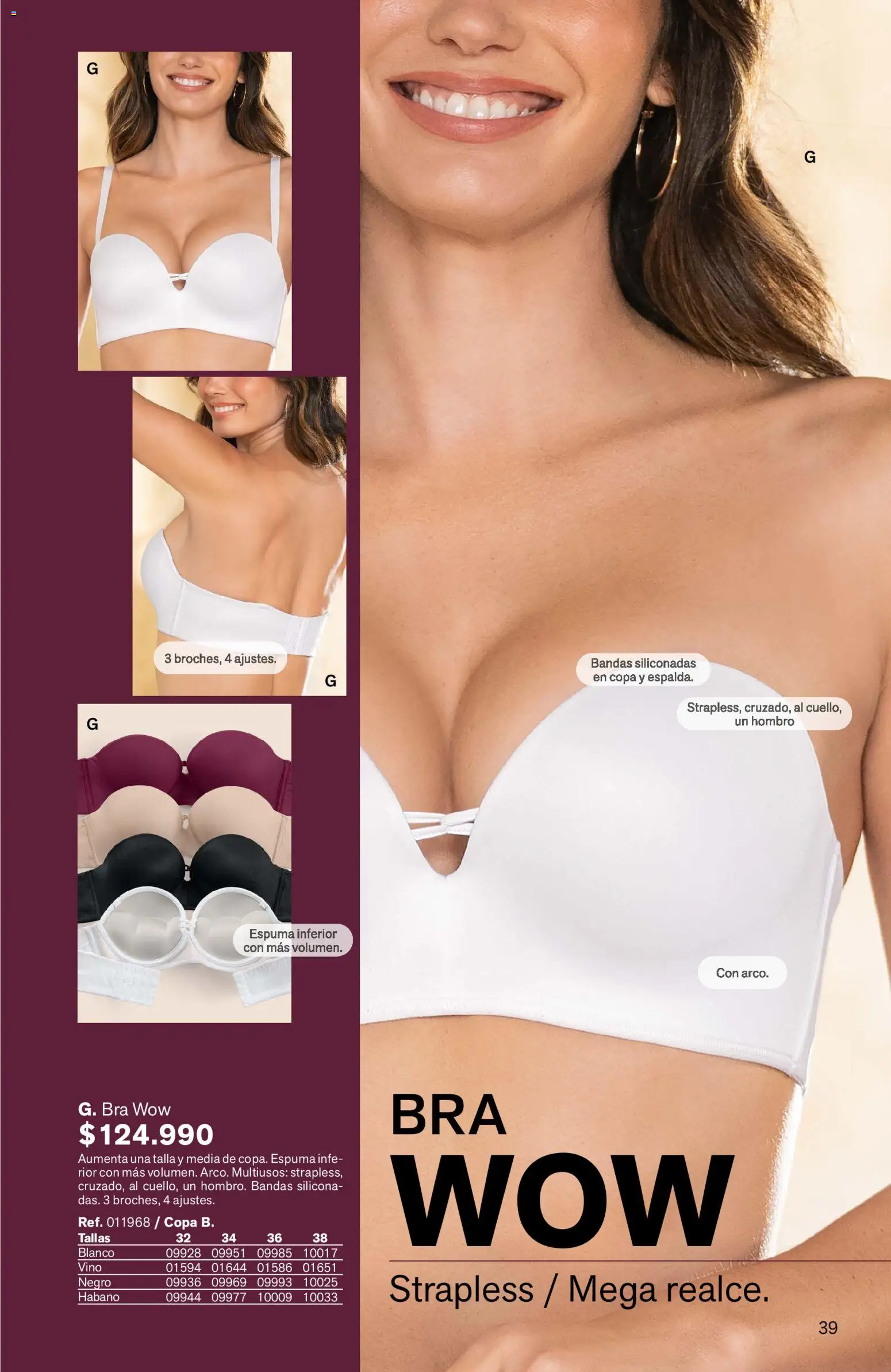 Leonisa revista - valida desde el 03.04.2026 | Página: 39 | Productos: Espuma, Vino