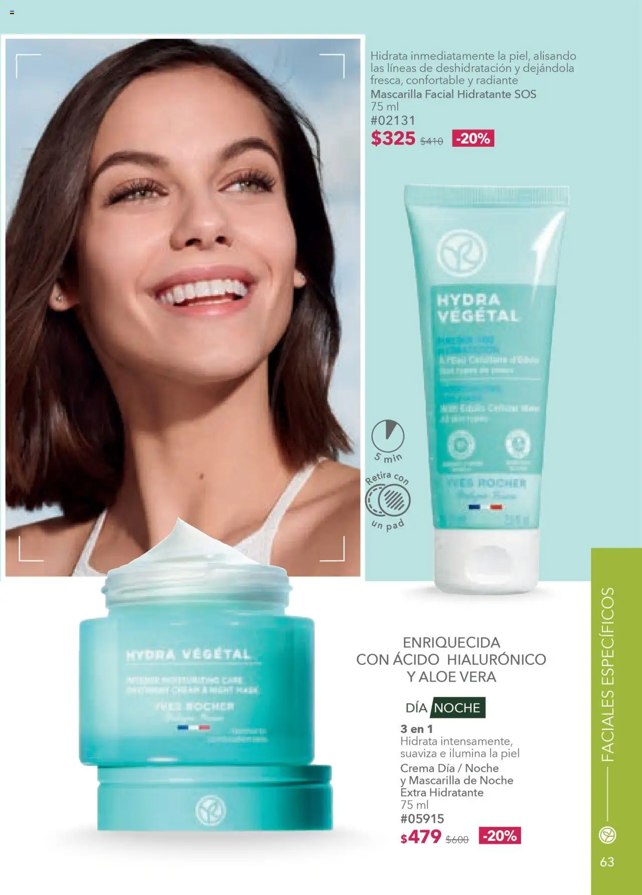 Nuevas ofertas de Yves Rocher válidas en toda la República Mexicana desde el 07.10.2025. ¡Encuentra las mejores ofertas en Yves Rocher - Campaña 14 2025! | Página: 63 | Productos: Crema, Radiante, Mascarilla