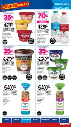 Vista previa La Anonima catálogo válido desde el 23.10.2025 | Página: 20 | Productos: Botella, Dulce de leche, Queso, Pan