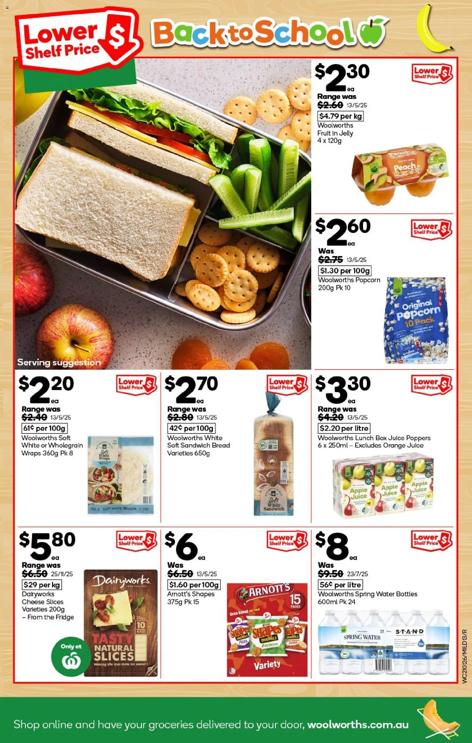 Woolworths catalogue - valid from 21.01.2026 | Page: 13 | Products: Shelf, Box, Cheese, Bread