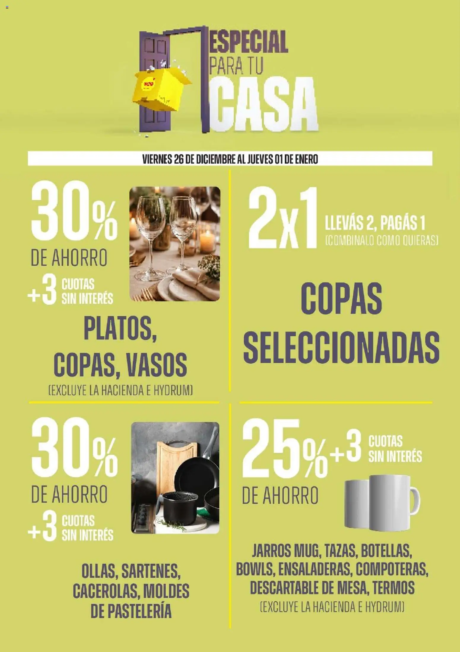 Vea - Ofertas especial para tu casa │ válido desde el 26.12.2025 | Página: 7 | Productos: Vasos