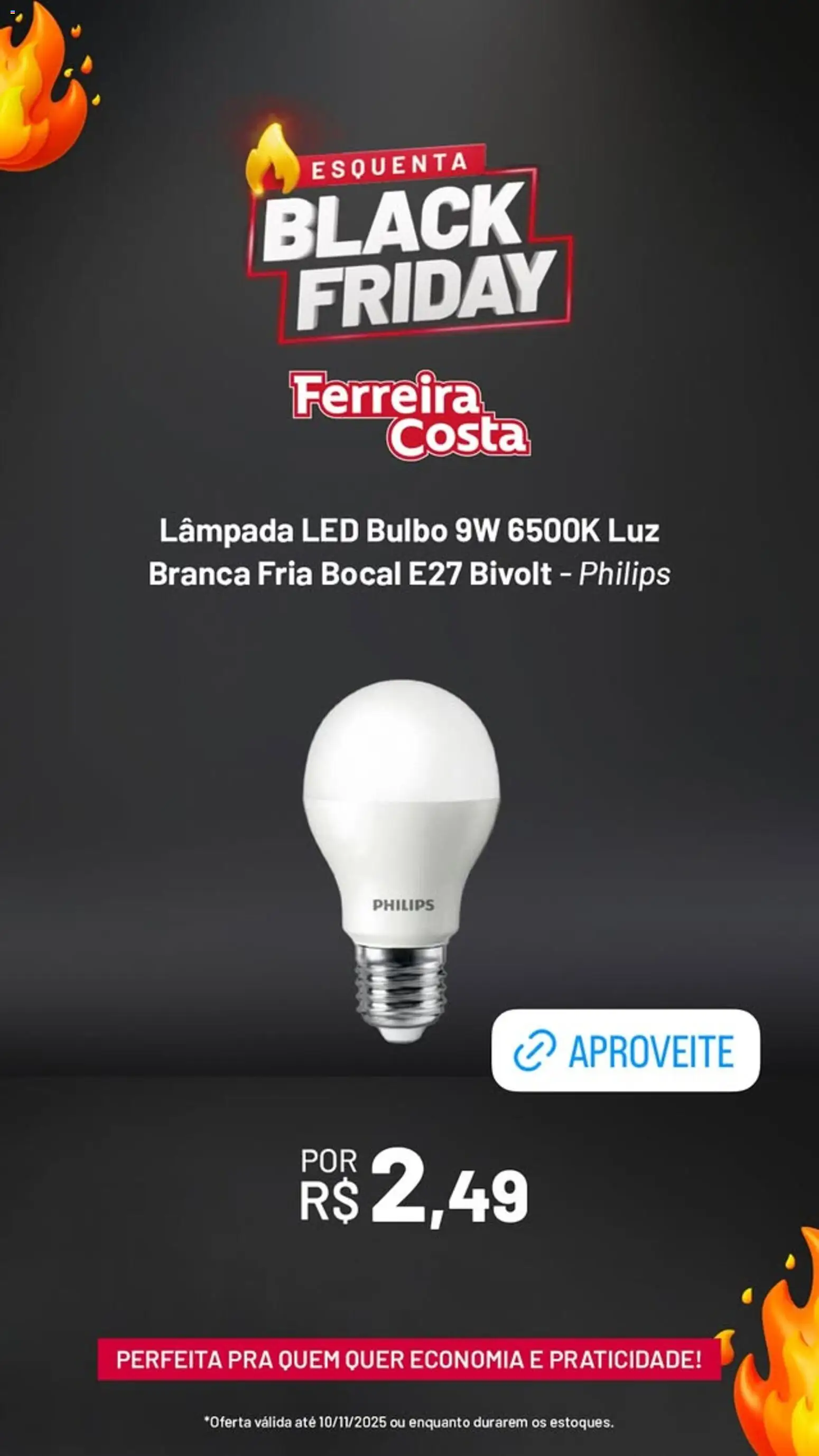 Ferreira Costa Folheto - válido de 22.10.2025 | Página: 3 | Produtos: Lâmpada, Lâmpada led