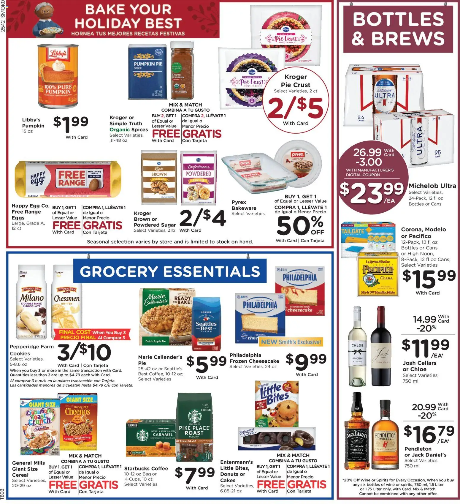 Smith's Weekly Ad - WY - valid from 19.11.2025 | Page: 5 | Products: Wine, Beer, Spices, Sugar