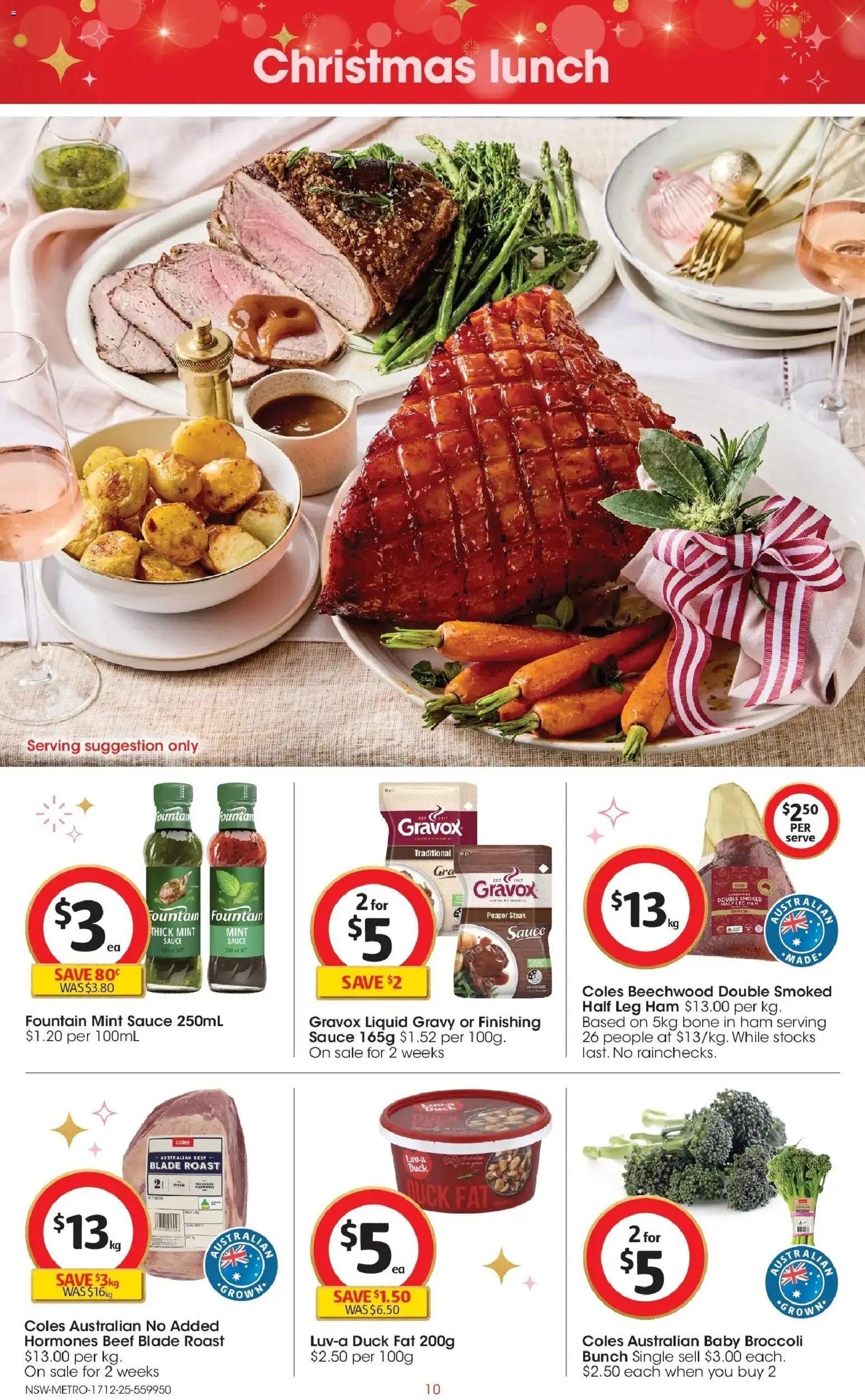 Coles catalogue - valid from 17.12.2025 | Page: 10 | Products: Beef, Steak, Sauce, Pepper