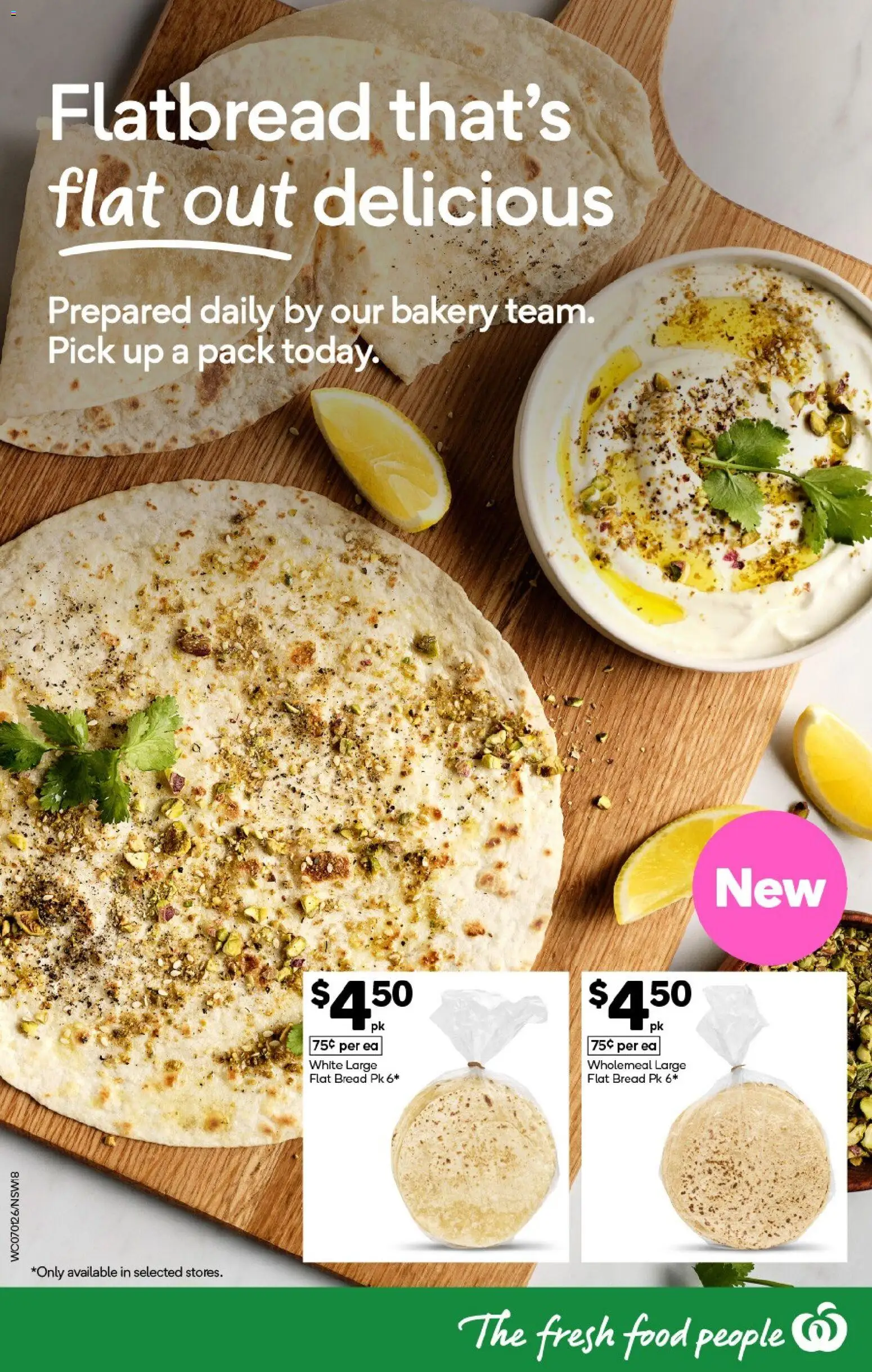 Woolworths catalogue - valid from 07.01.2026 | Page: 18 | Products: Bread, Bakery