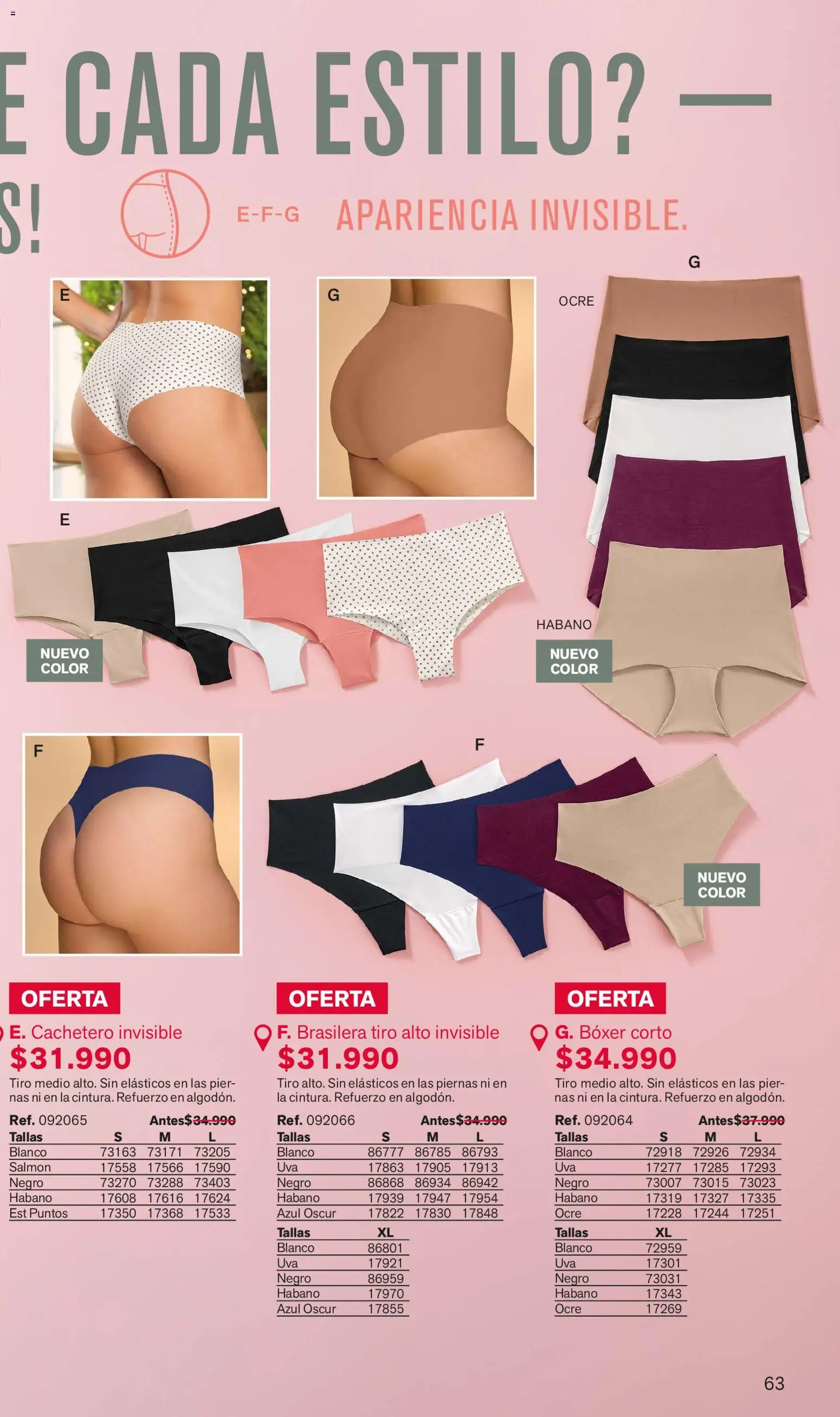 Leonisa revista - valida desde el 01.02.2026 | Página: 63 | Productos: Cachetero