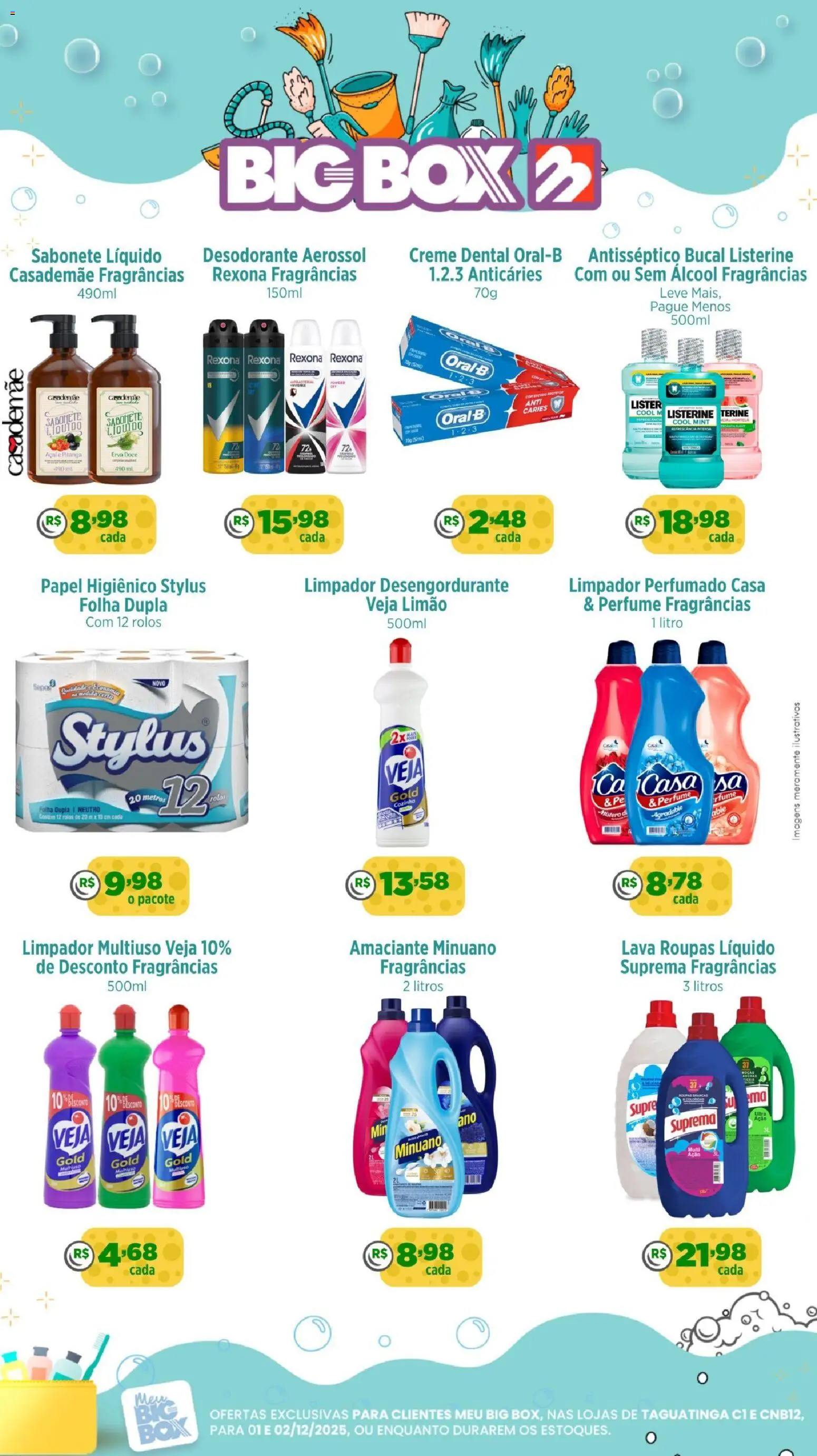 Big Box Folheto - válido de 01.12.2025 | Página: 1 | Produtos: Perfume, Desodorante, Creme, Papel higiênico