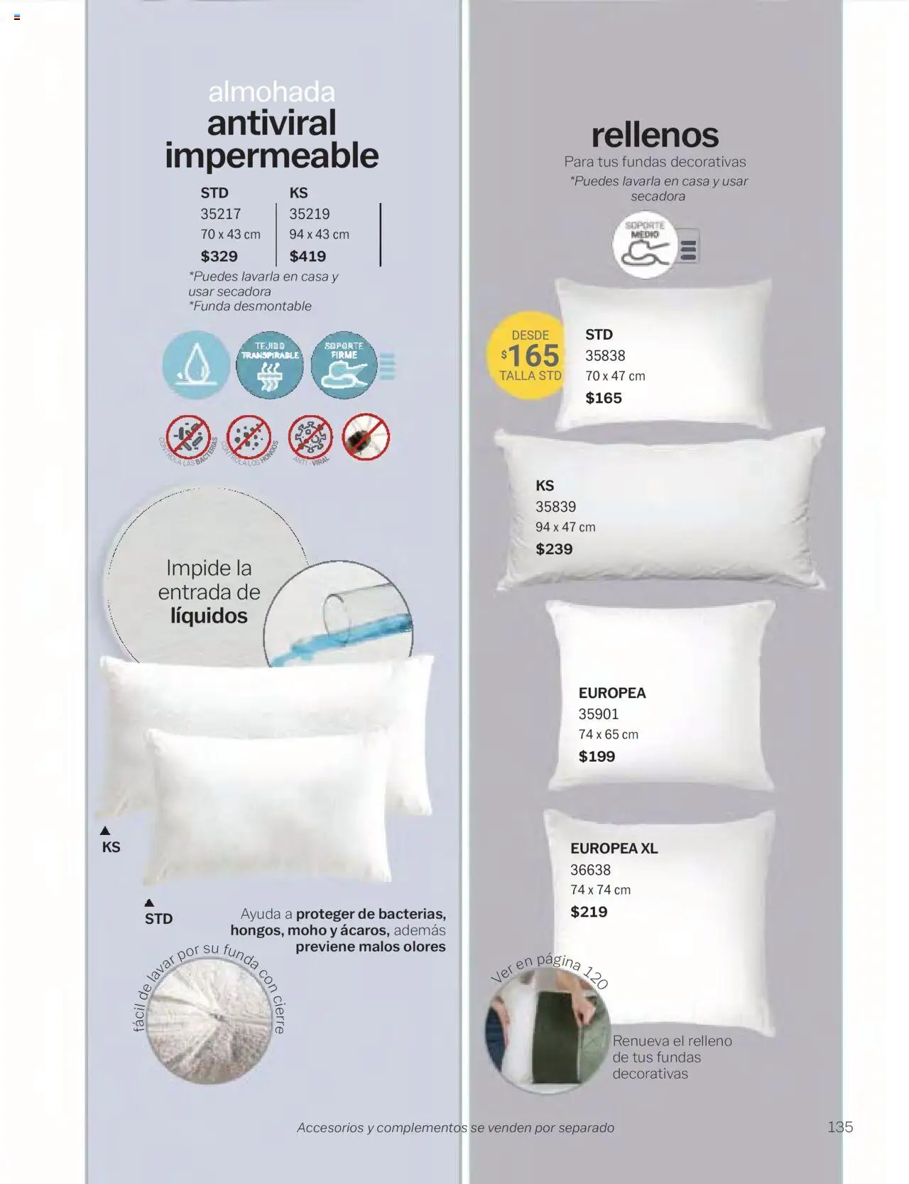 Nuevas ofertas de Vianney válidas en toda la República Mexicana desde el 24.01.2025. ¡Encuentra las mejores ofertas en Vianney catálogo Chavos! | Página: 137 | Productos: Secadora, Hongos, Almohada