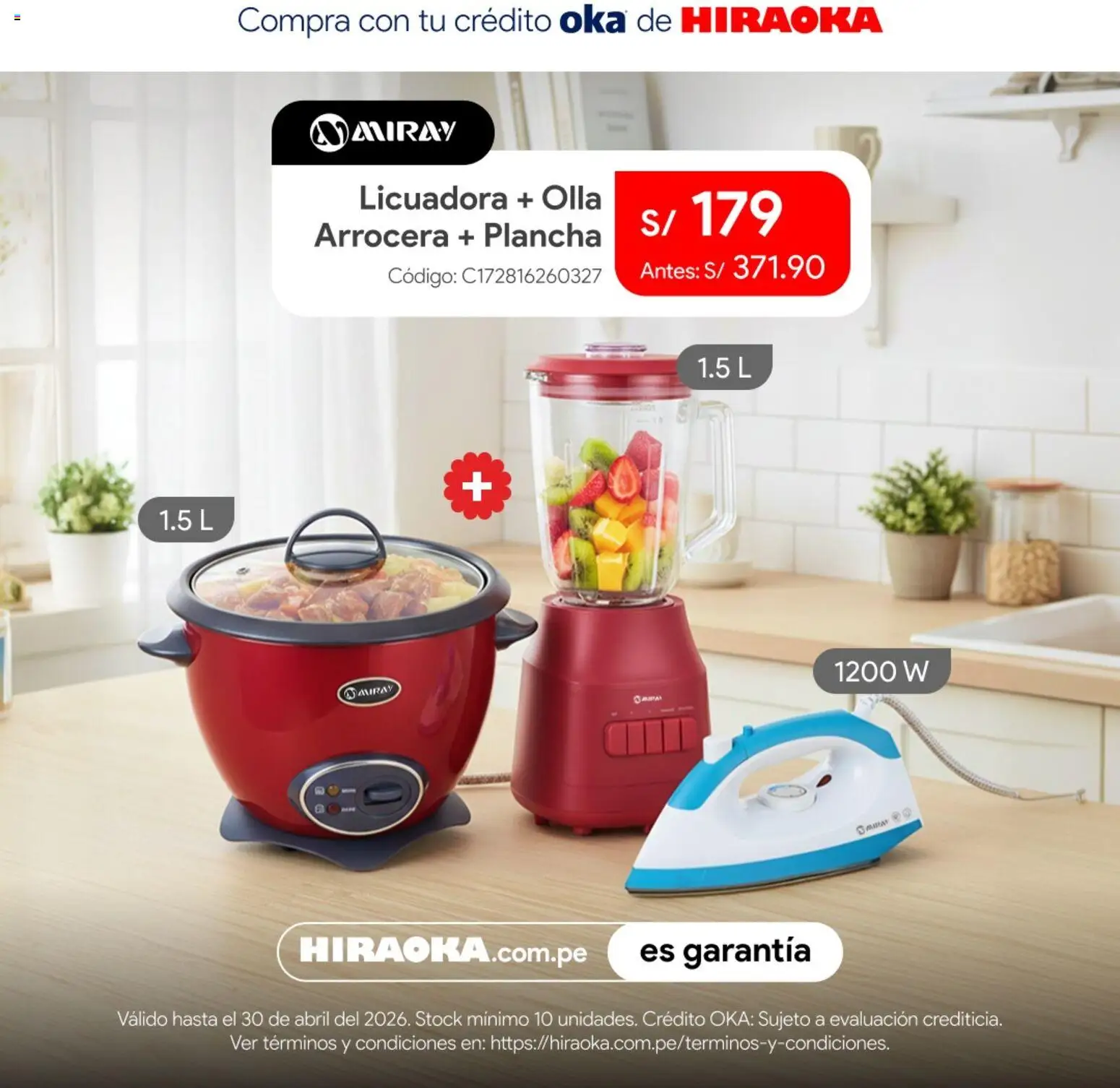 Catálogo Hiraoka válido desde 28.04.2026 | Página: 7 | Productos: Licuadora