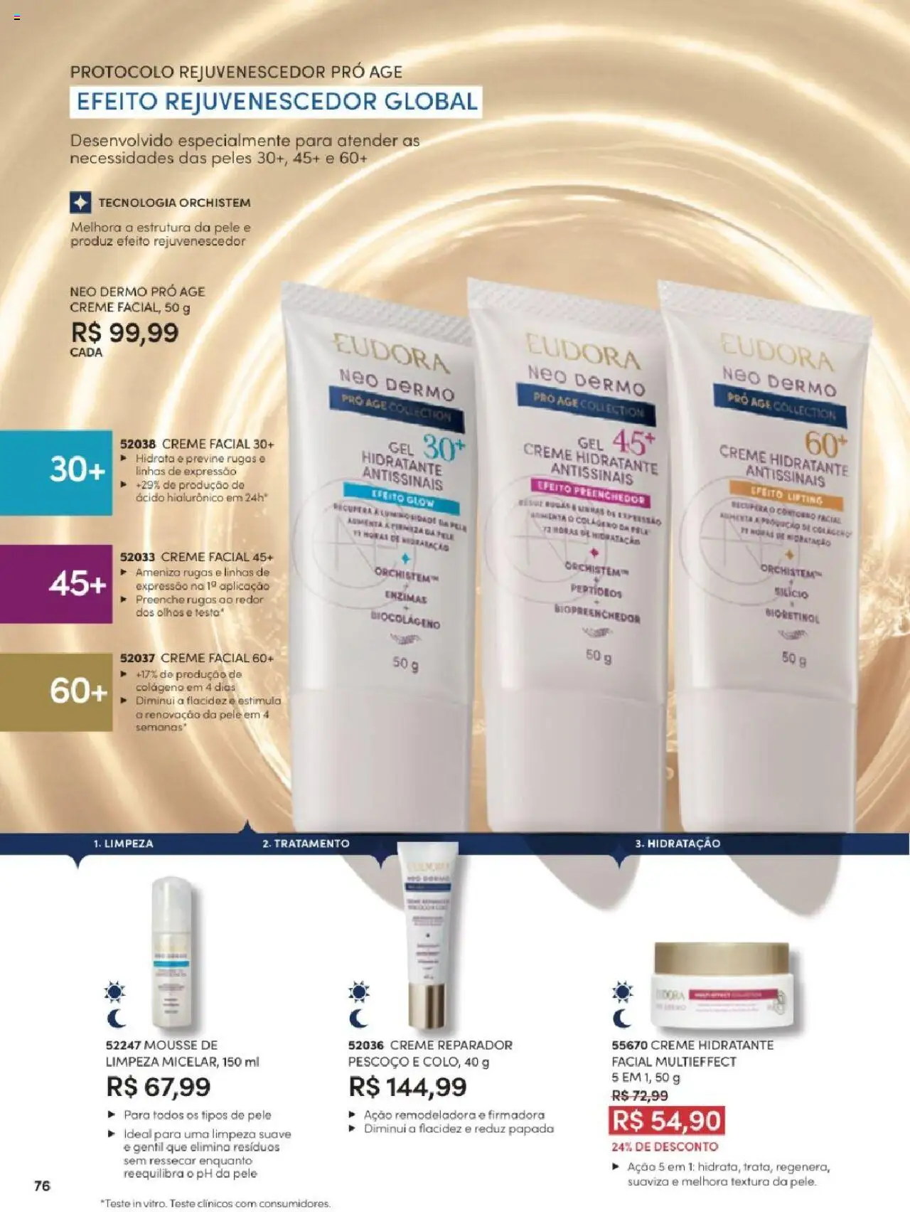 Eudora Folheto - válido de 06.06.2025 | Página: 76 | Produtos: Mousse, Colágeno, Creme