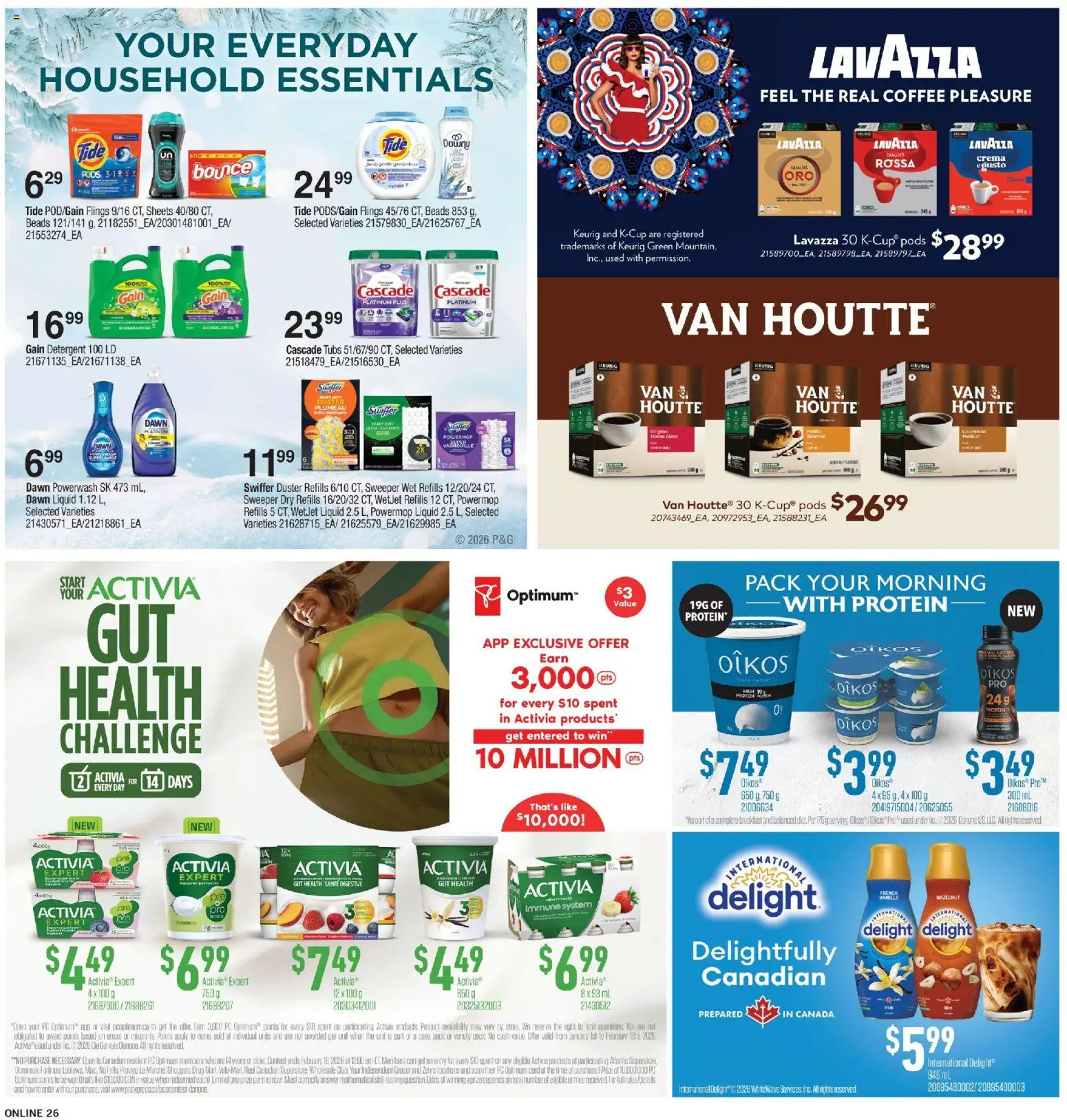 Fortinos flyer valid from 22.01.2026 | Page: 25 | Products: PC, Case, Detergent, Coffee