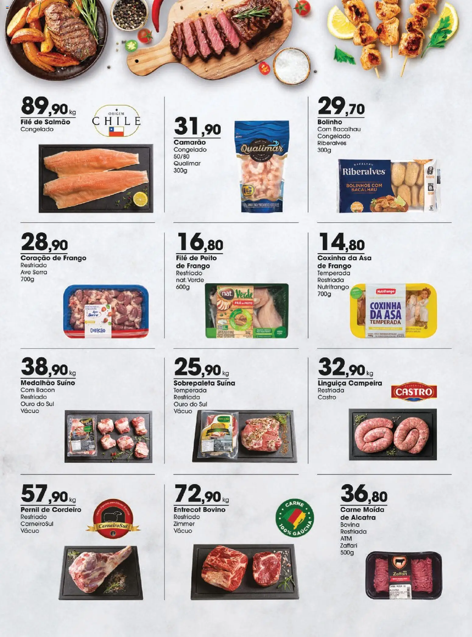 Zaffari Folheto - válido de 03.02.2026 | Página: 11 | Produtos: Bacalhau, Cordeiro, Carne, Carne moída