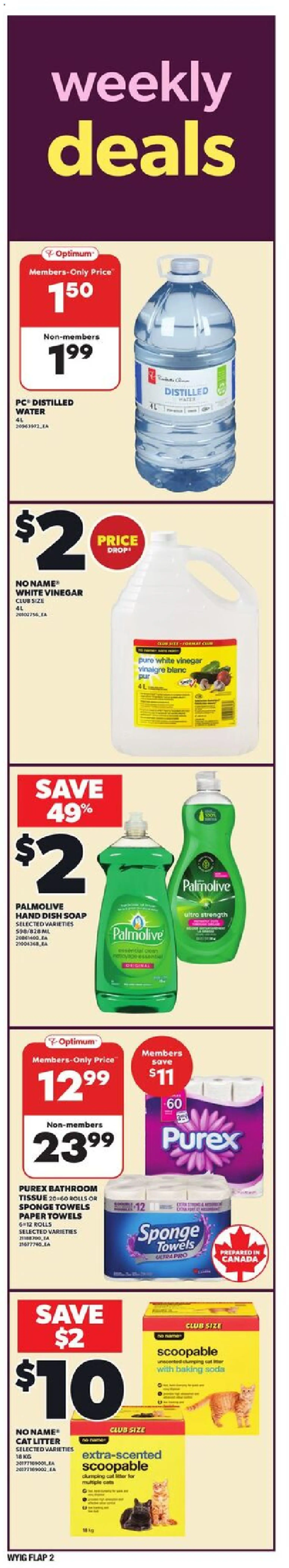 Loblaws flyer valid from 13.11.2025 | Page: 2 | Products: PC, Sponge, Soap