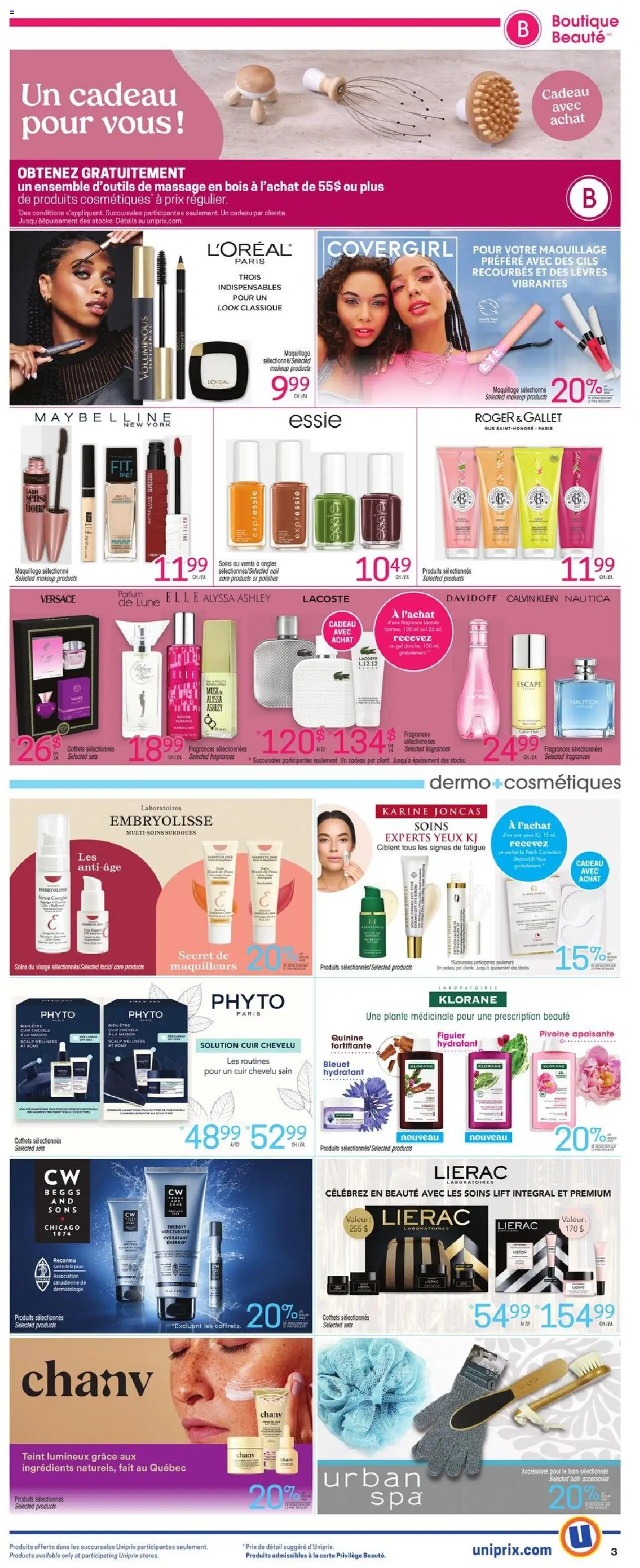 Uniprix flyer valid from 23.10.2025 | Page: 3 | Products: Fragrance, Bath