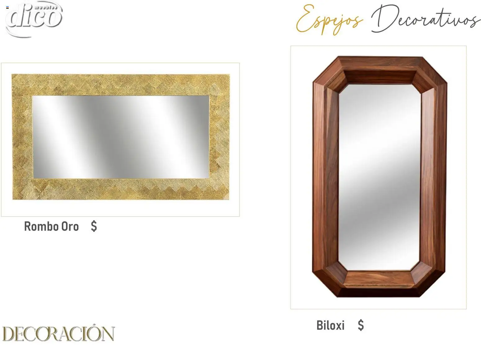 Nuevas ofertas de Muebles Dico válidas en toda la República Mexicana desde el 09.12.2025. ¡Encuentra las mejores ofertas en Muebles Dico catálogo Decoración! | Página: 30