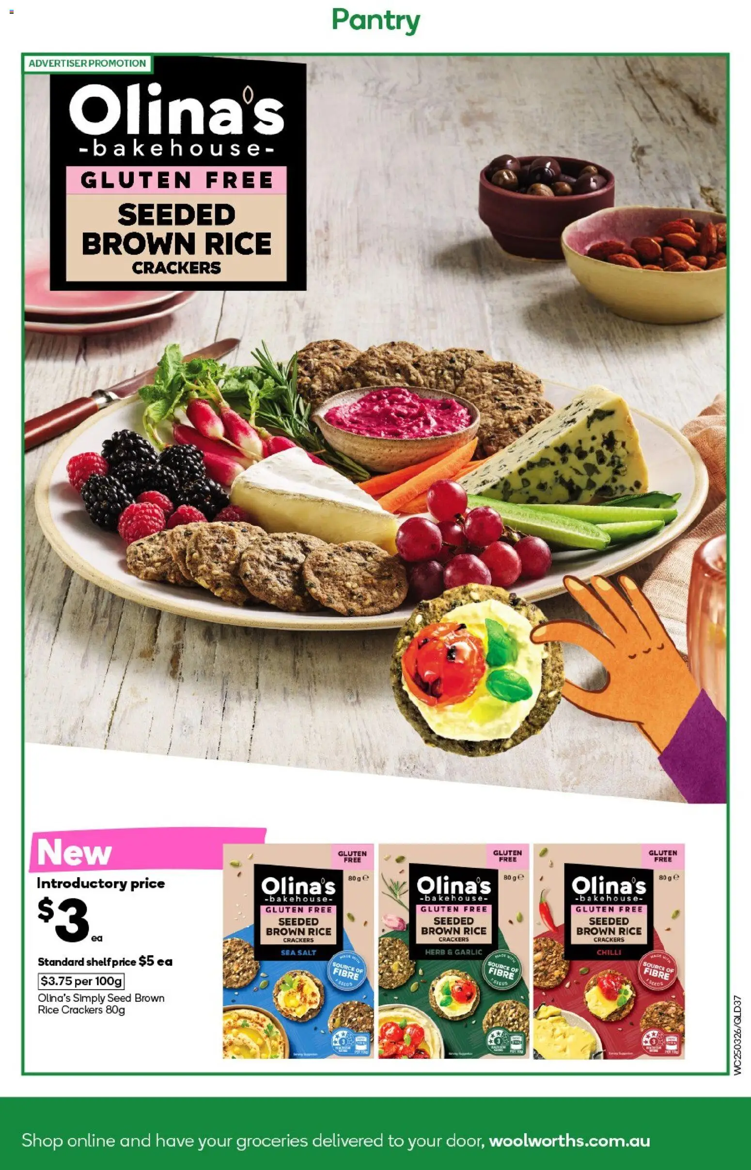 Woolworths catalogue - valid from 25.03.2026 | Page: 37 | Products: Shelf, Crackers, Salt, Chilli