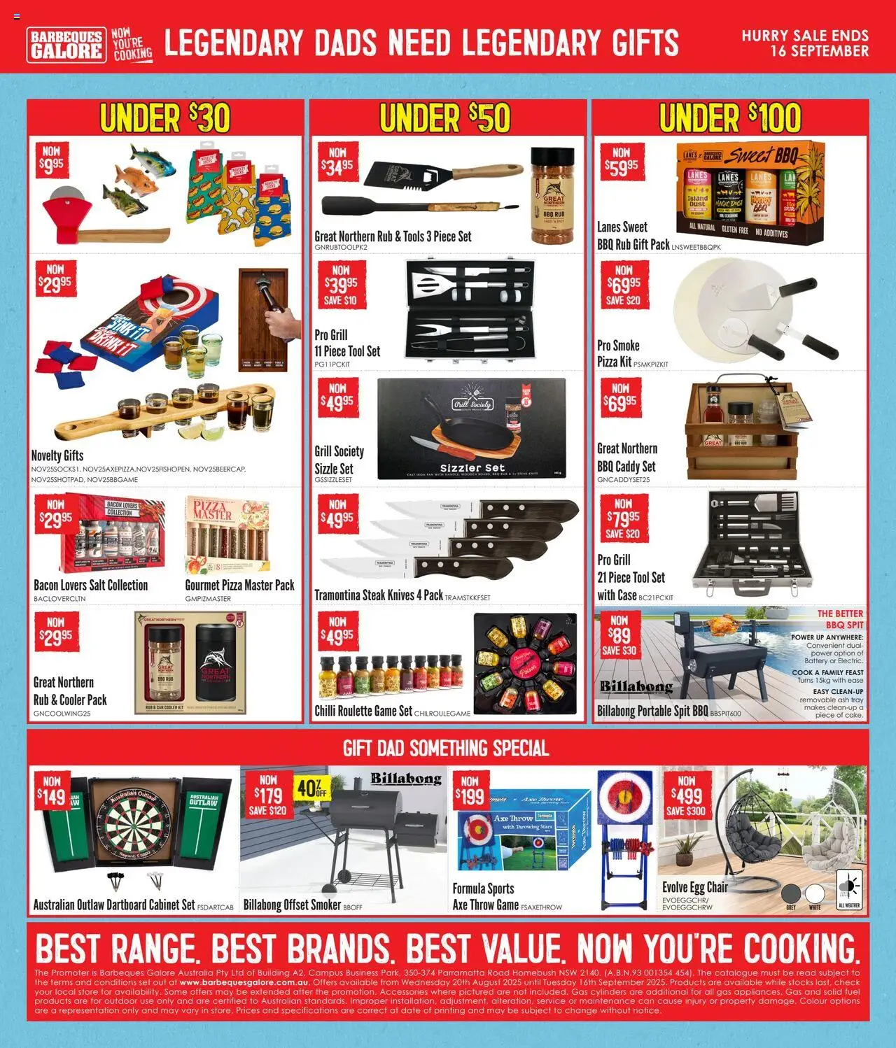 Barbeques Galore catalogue - valid from 20.08.2025 | Page: 8 | Products: Axe, Novelty, Game, Portable