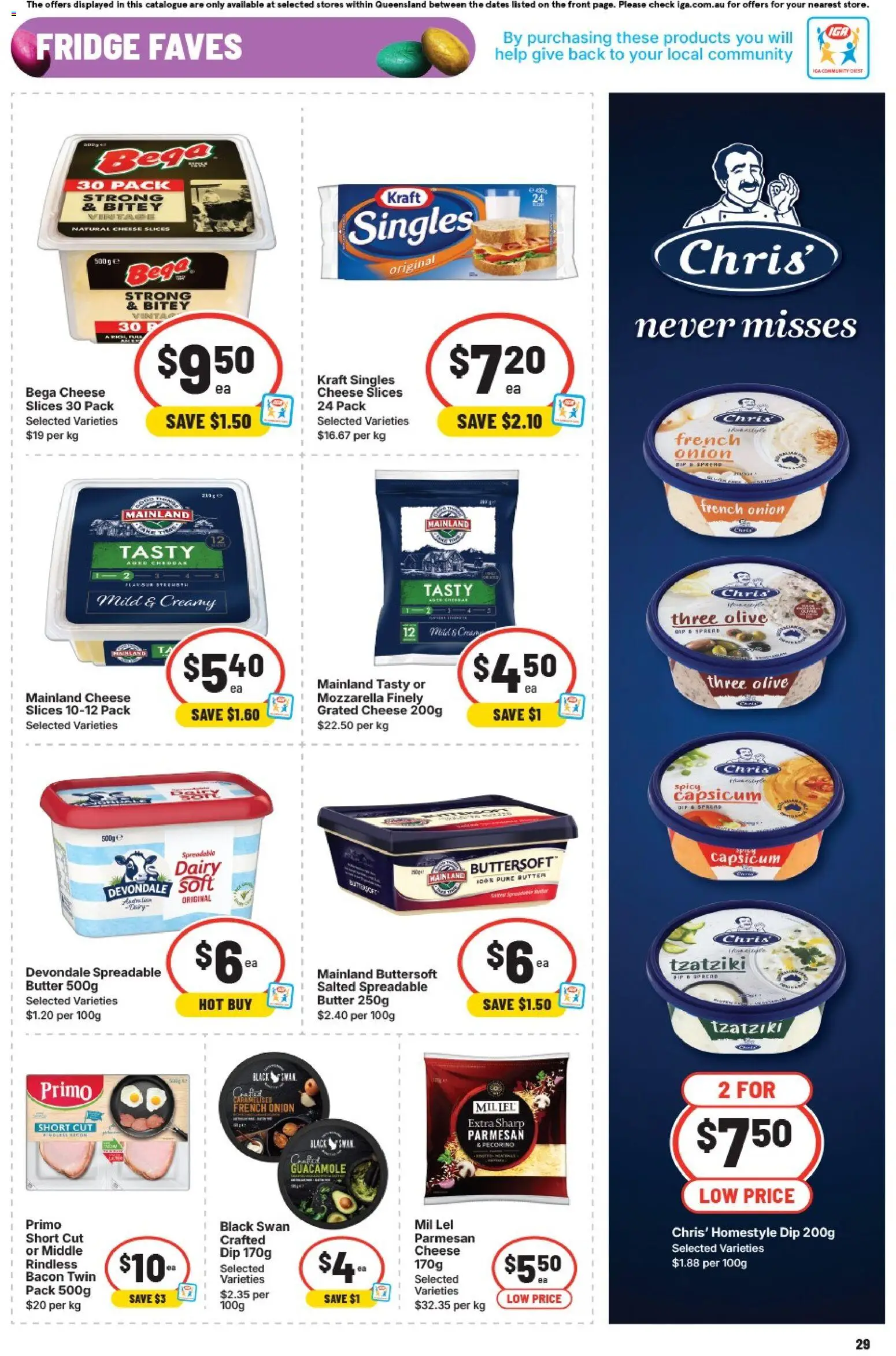 IGA catalogue - valid from 18.03.2026 | Page: 27 | Products: Ham, Pasta, Pastry, Sauce