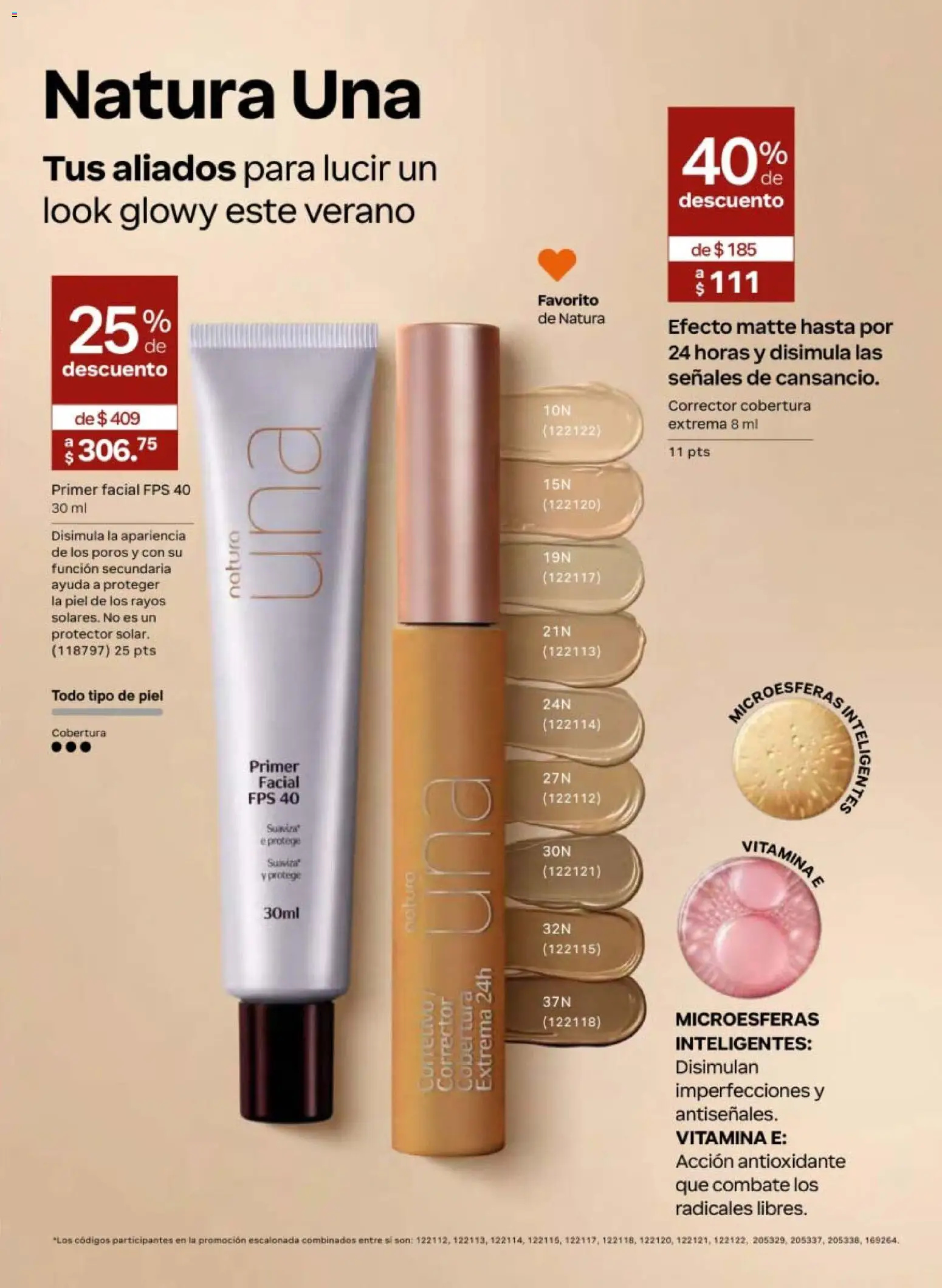 Nuevas ofertas de Natura válidas en toda la República Mexicana desde el 08.05.2026. ¡Encuentra las mejores ofertas en Natura campaña 8 2026! | Página: 59 | Productos: Corrector