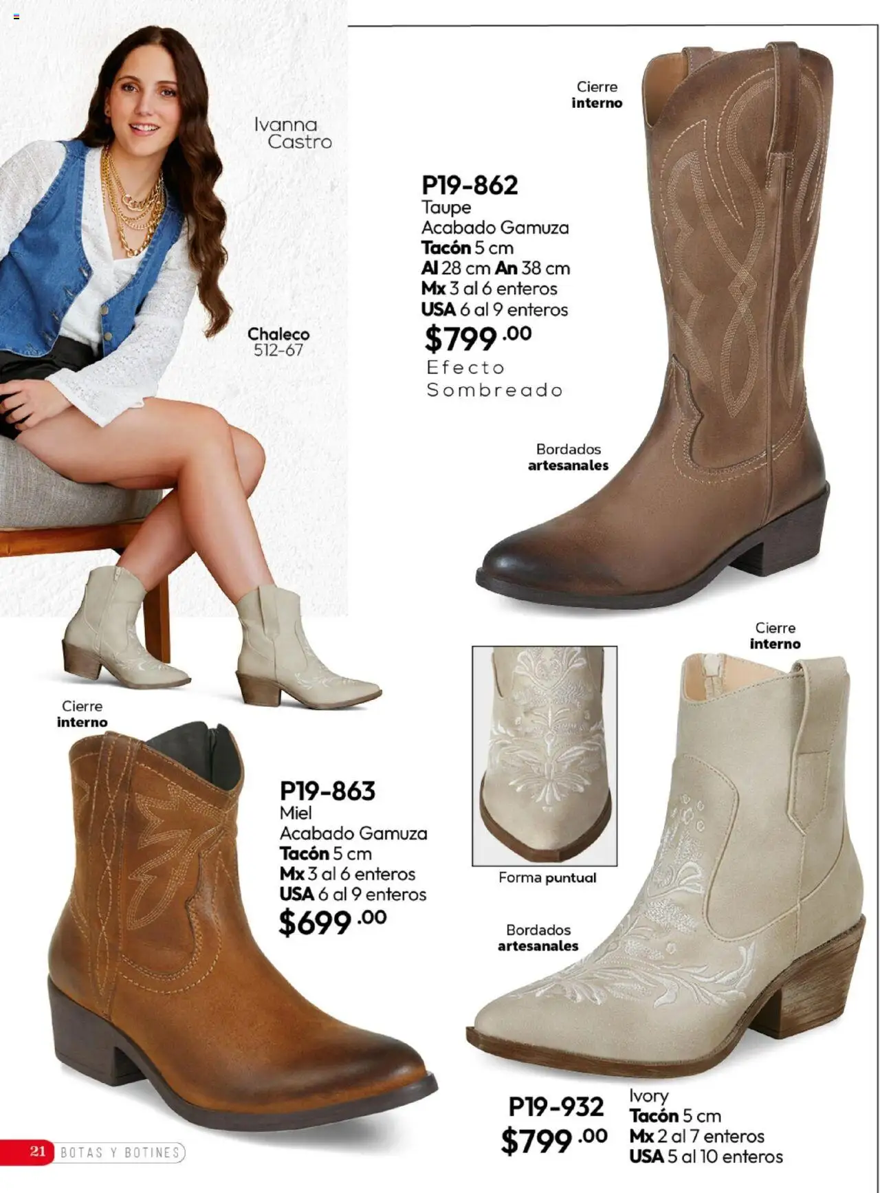 Nuevas ofertas de Cklass válidas en toda la República Mexicana desde el 16.09.2025. ¡Encuentra las mejores ofertas en Cklass - Catálogo Invierno Calzado! | Página: 22 | Productos: Chaleco, Botas, Gamuza, Botines