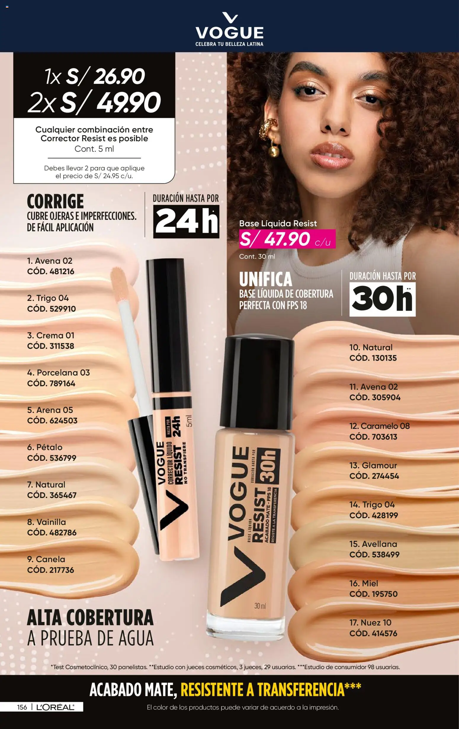 Catálogo Azzorti válido desde 14.04.2026 | Página: 160 | Productos: Crema, Avena, Corrector