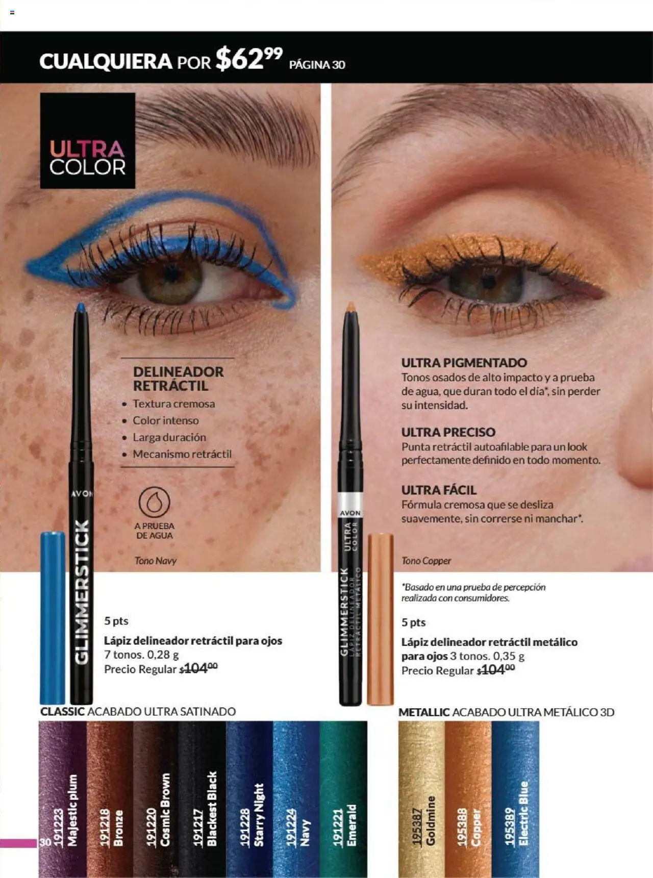 Nuevas ofertas de AVON válidas en toda la República Mexicana desde el 09.08.2025. ¡Encuentra las mejores ofertas en AVON - Campaña 13 2025! | Página: 35 | Productos: Agua, Delineador