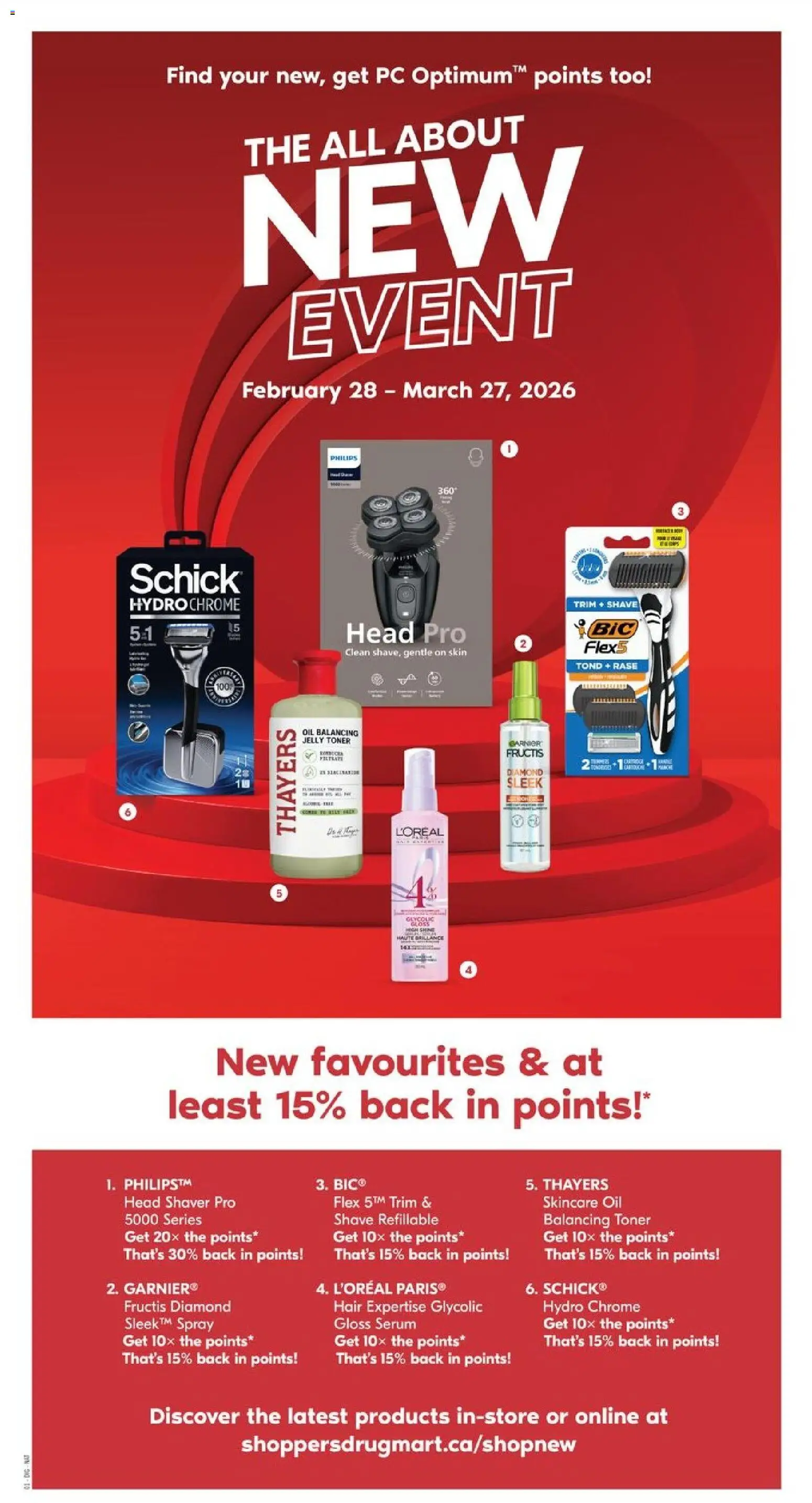 Shoppers flyer valid from 27.02.2026 | Page: 17 | Products: PC, Toner, Shaver, Oil