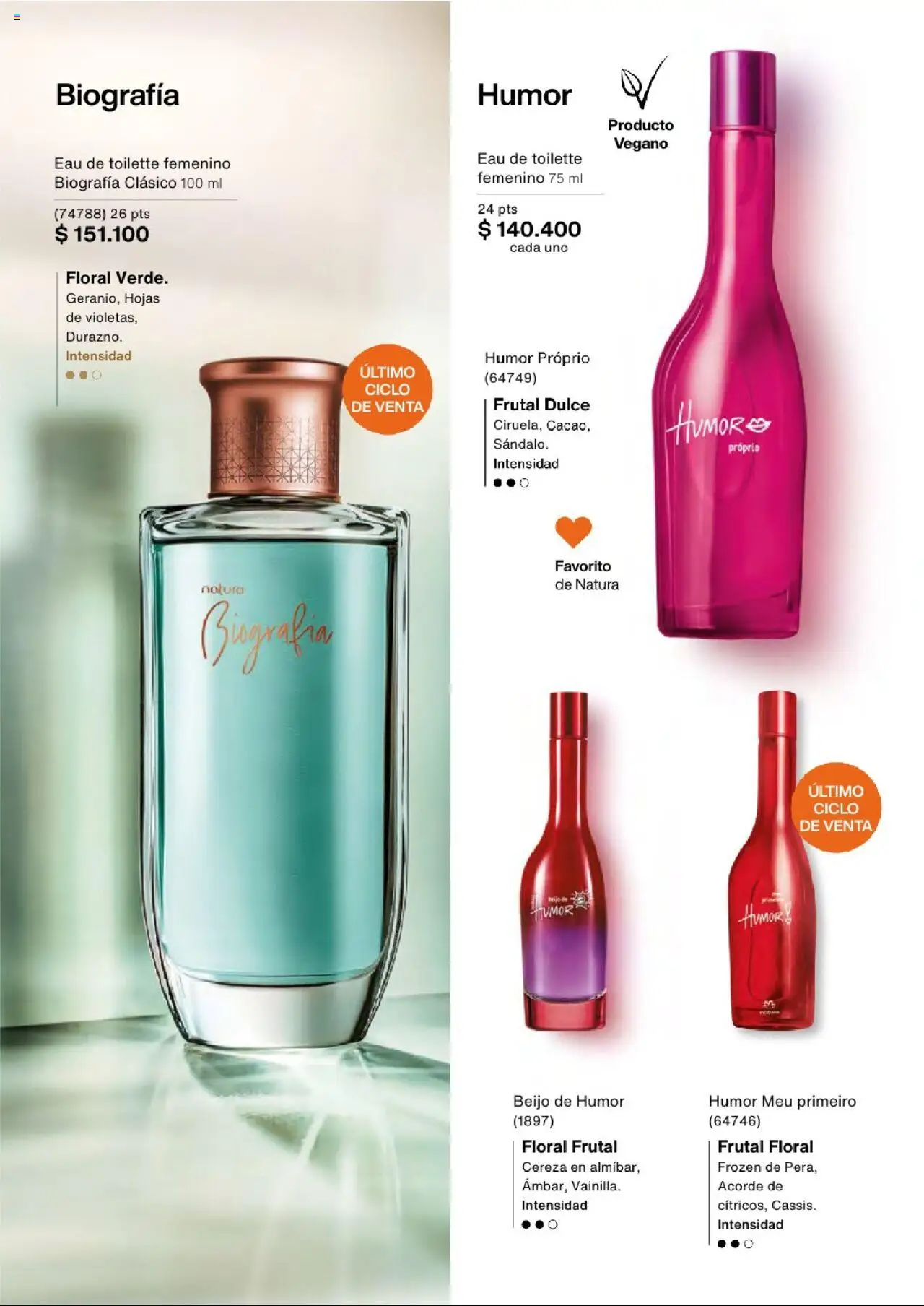 Natura revista - valida desde el 14.08.2025 | Página: 73 | Productos: Eau de toilette, Durazno