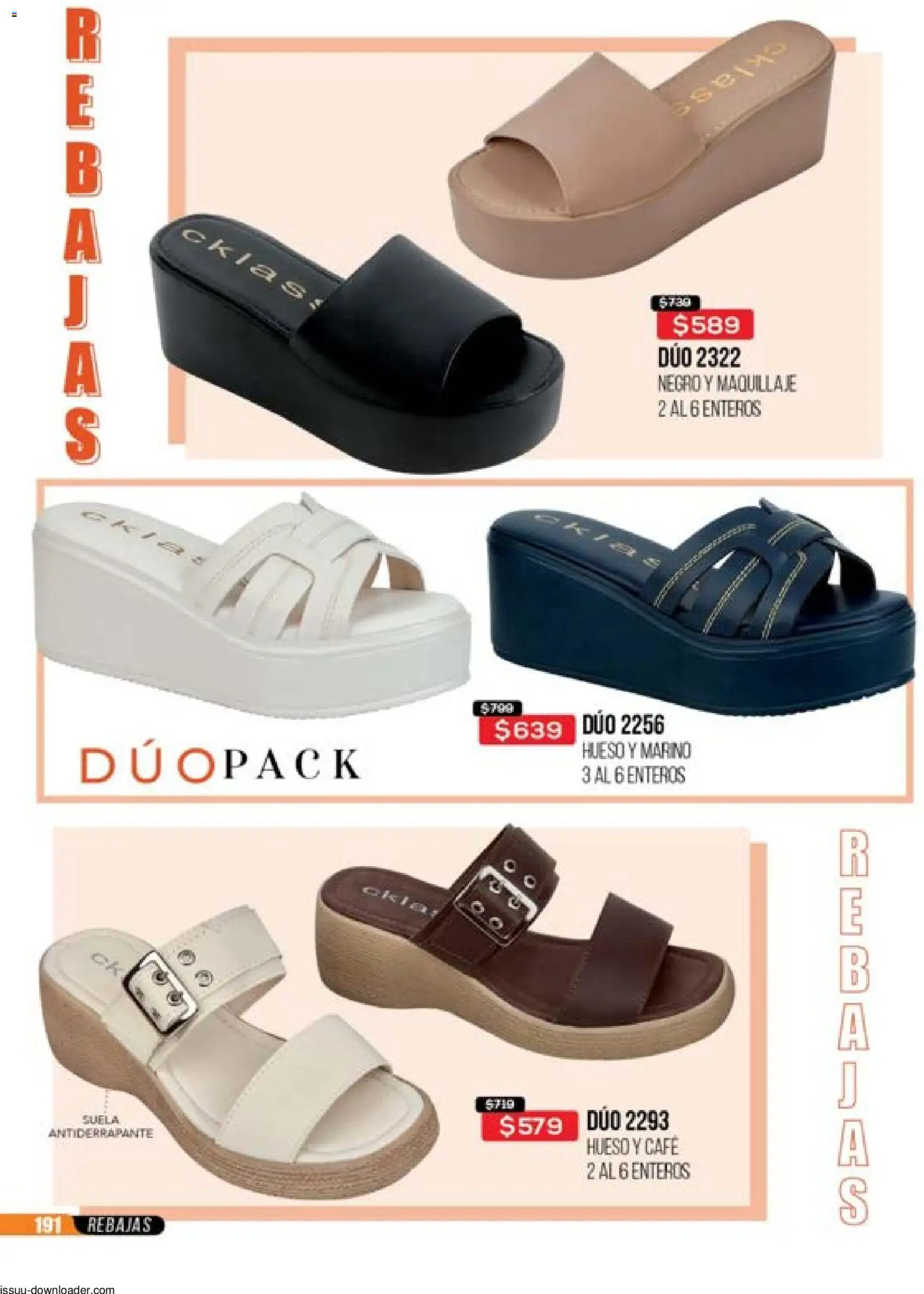 Nuevas ofertas de Cklass válidas en toda la República Mexicana desde el 31.10.2025. ¡Encuentra las mejores ofertas en Cklass catálogo Súper Rebajas Calzado! | Página: 192