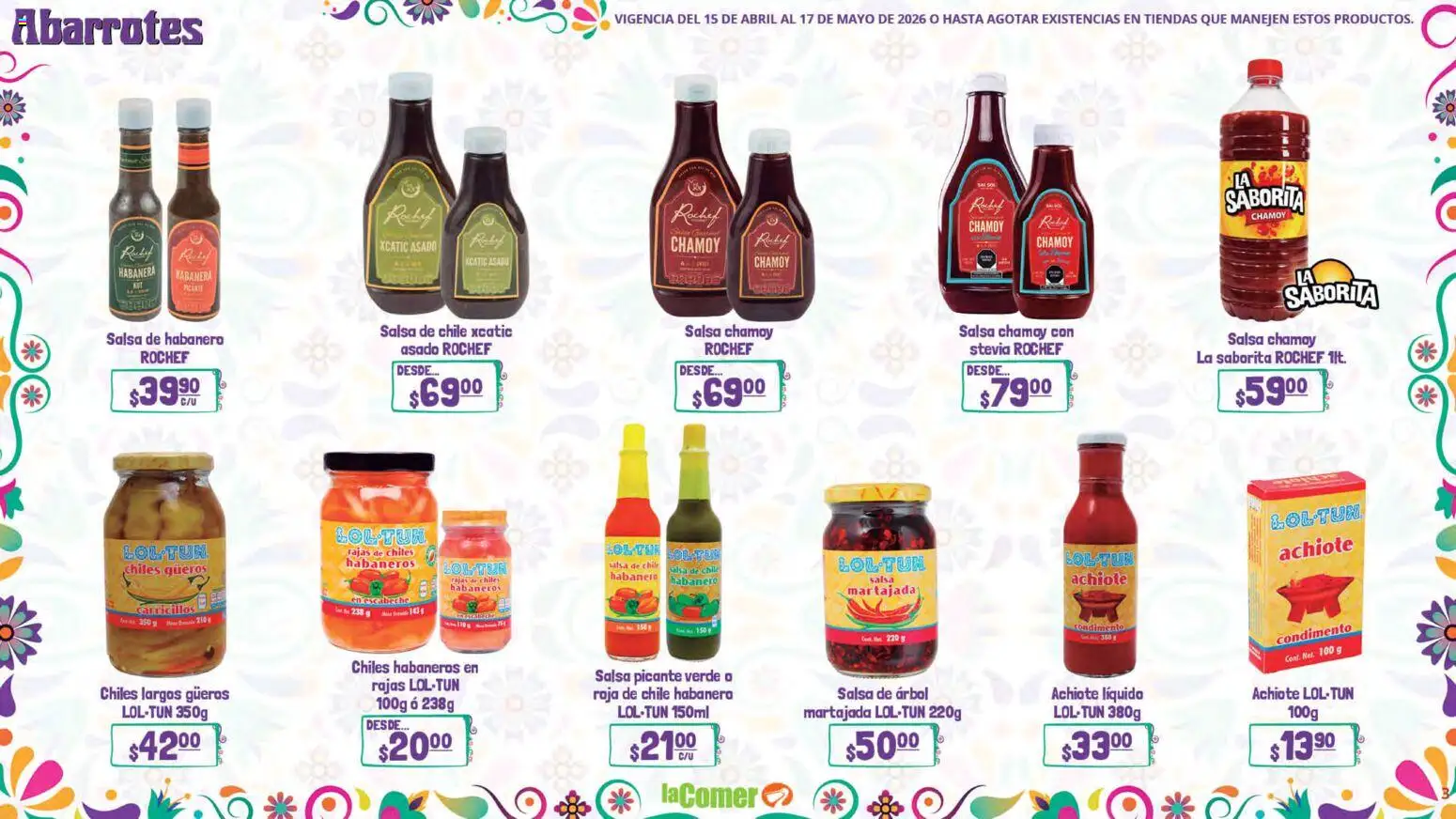 Nuevas ofertas de La Comer válidas en toda la República Mexicana desde el 15.04.2026. ¡Encuentra las mejores ofertas en La Comer folleto! | Página: 3