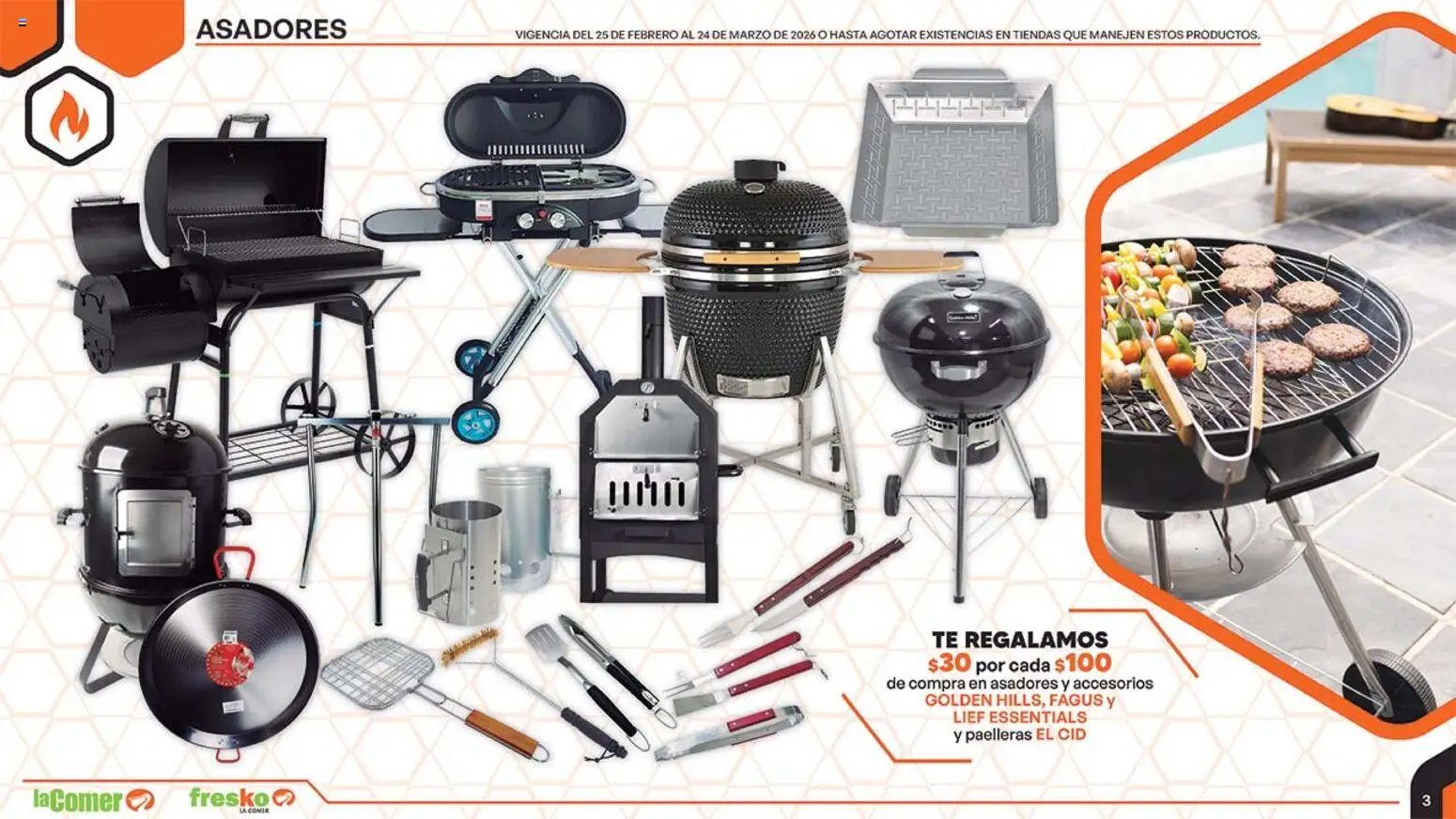 Nuevas ofertas de La Comer válidas en toda la República Mexicana desde el 25.02.2026. ¡Encuentra las mejores ofertas en La Comer folleto! | Página: 3 | Productos: Té