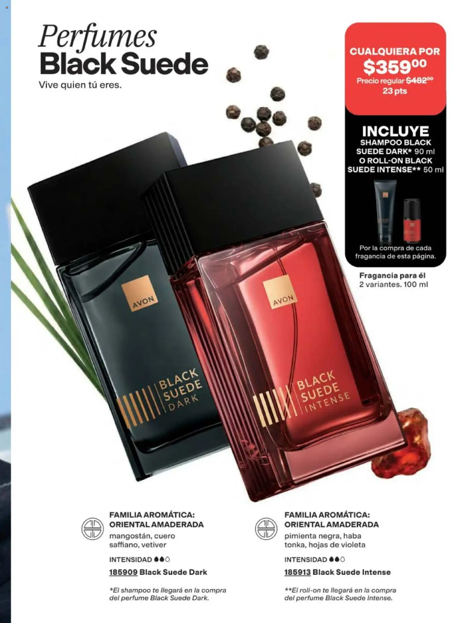 Nuevas ofertas de AVON válidas en toda la República Mexicana desde el 02.04.2026. ¡Encuentra las mejores ofertas en AVON campaña 6 2026! | Página: 111 | Productos: Pimienta, Té, Perfume, Fragancia