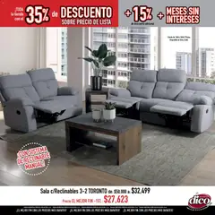 Vista previa de Muebles Dico Buen Fin , nuevo folleto de la tienda, válido en México a partir del 18.11.2025 | Página: 11 | Productos: Sofá, Sobre