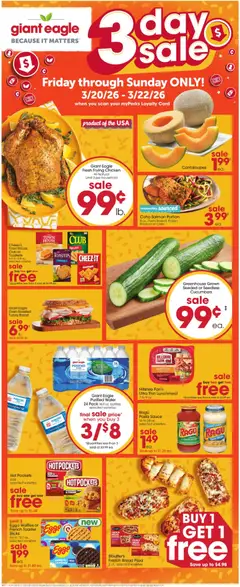 Preview of Giant Eagle weekly ads valid from 19.03.2026