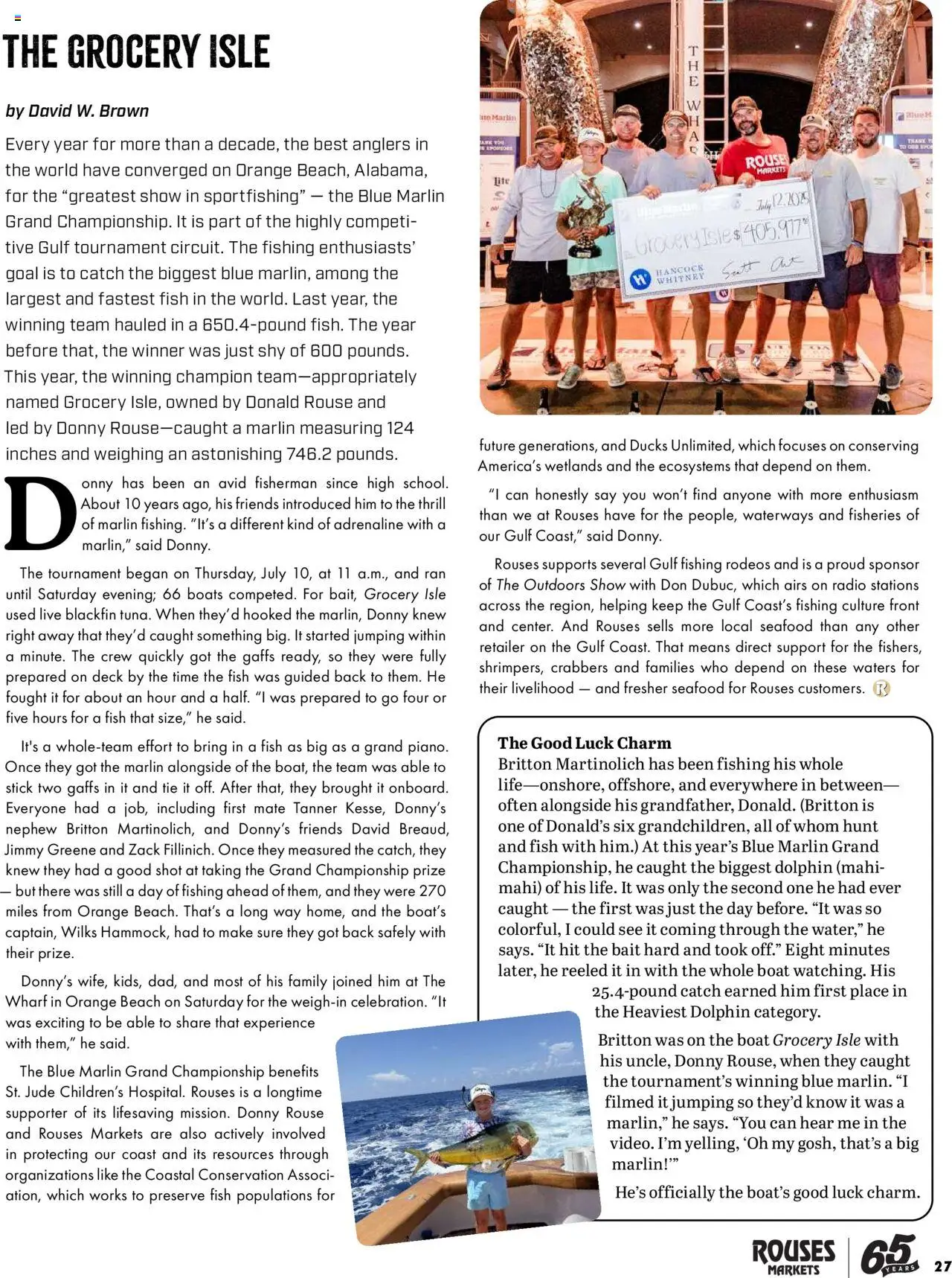 Rouses Magazine Summer 2025 - valid from 01.09.2025 | Page: 29 | Products: Fish, Seafood, Radio, Bait