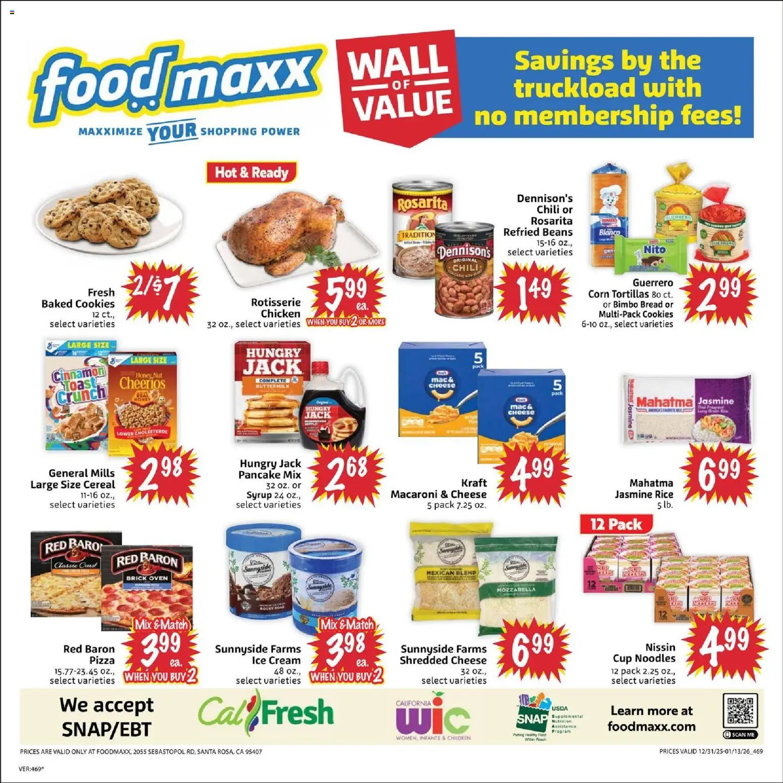 FoodMaxx Weekly Ad - valid from 31.12.2025 | Page: 2 | Products: Corn, Rice, Ice cream, Oven