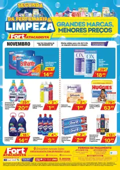 Fort Atacadista - Ofertas Segunda da Limpeza e Perfumaria - Pré-Visualização do folheto da loja Fort Atacadista, válido de 03.11.2025