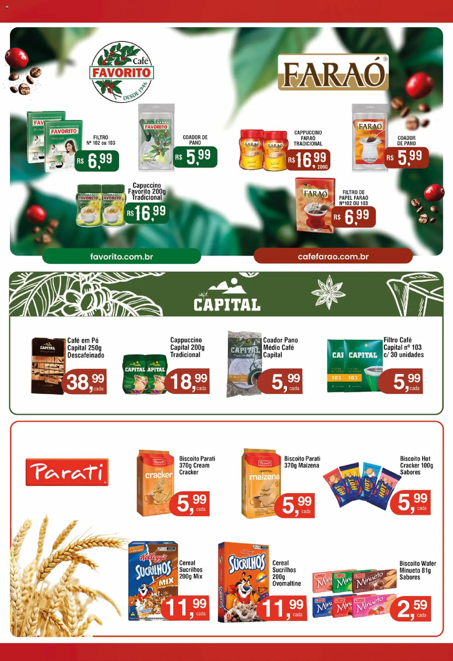 Royal Supermercados Folheto - válido de 06.04.2026 | Página: 12 | Produtos: Biscoito parati, Pó, Café, Sucrilhos