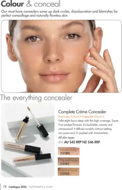 Preview of Nutrimetics Catalogue 2026 - valid from 01.01.2026 | Page: 78 | Products: Concealer